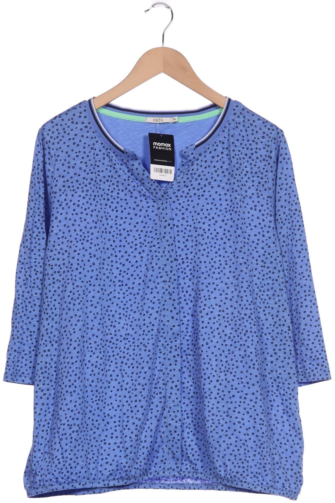 

Cecil Damen Langarmshirt, blau, Gr. 46