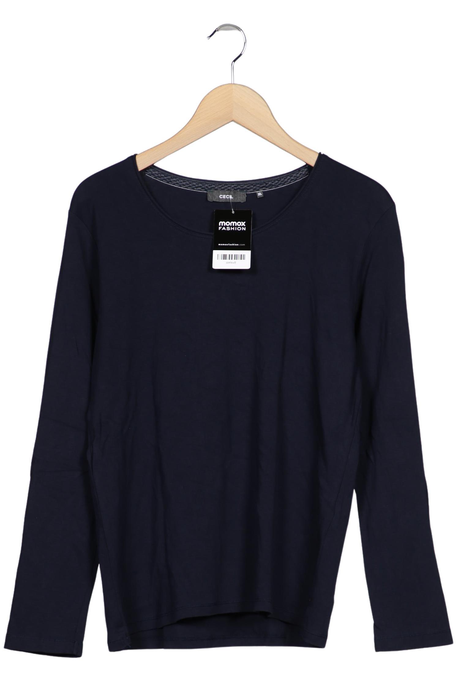

Cecil Damen Langarmshirt, marineblau, Gr. 44