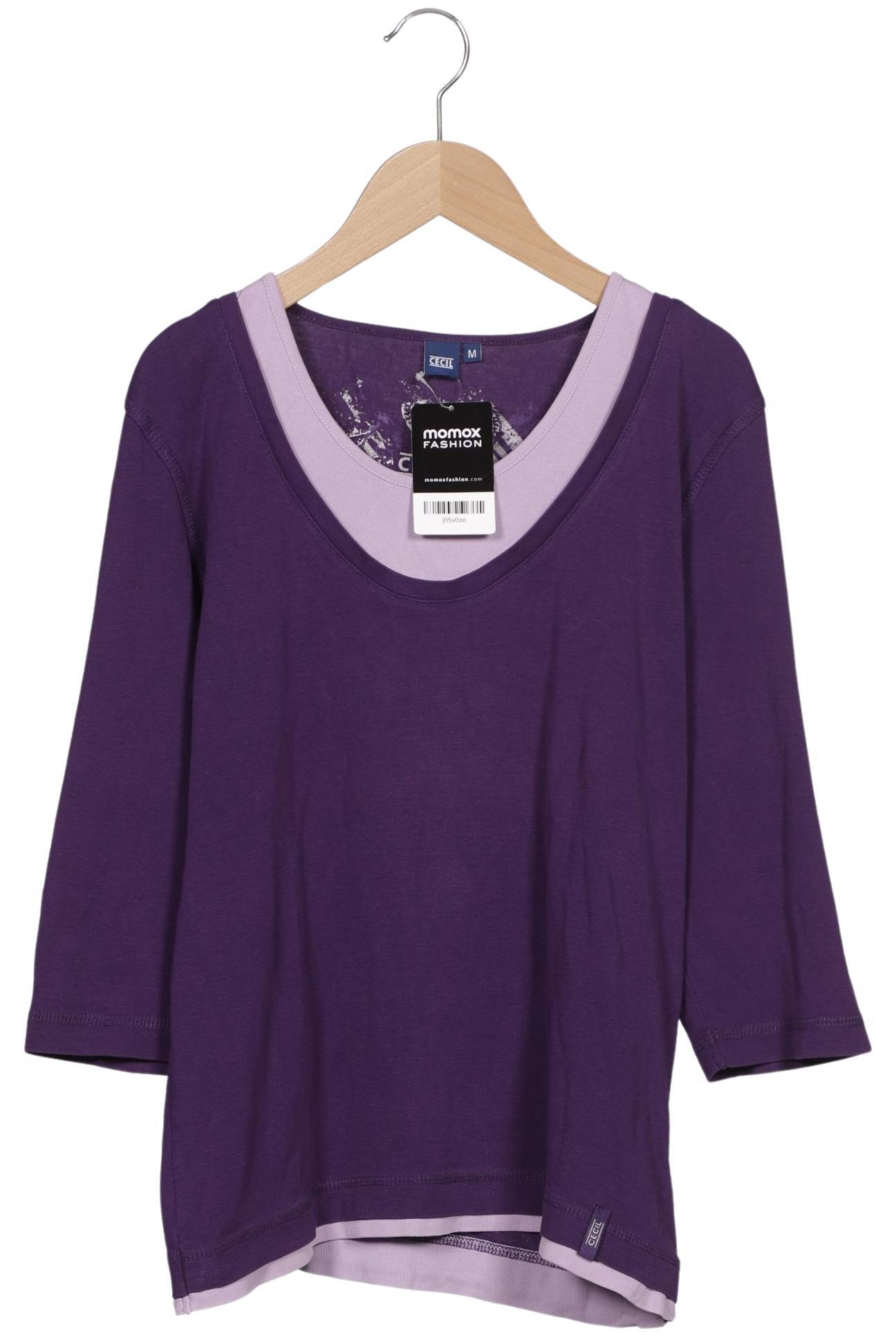 

Cecil Damen Langarmshirt, flieder, Gr. 38
