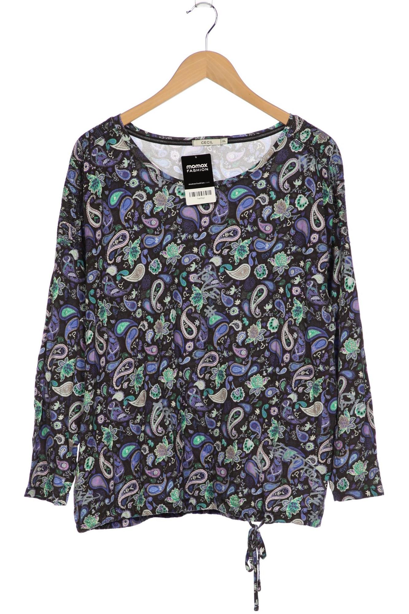 

Cecil Damen Langarmshirt, marineblau, Gr. 46