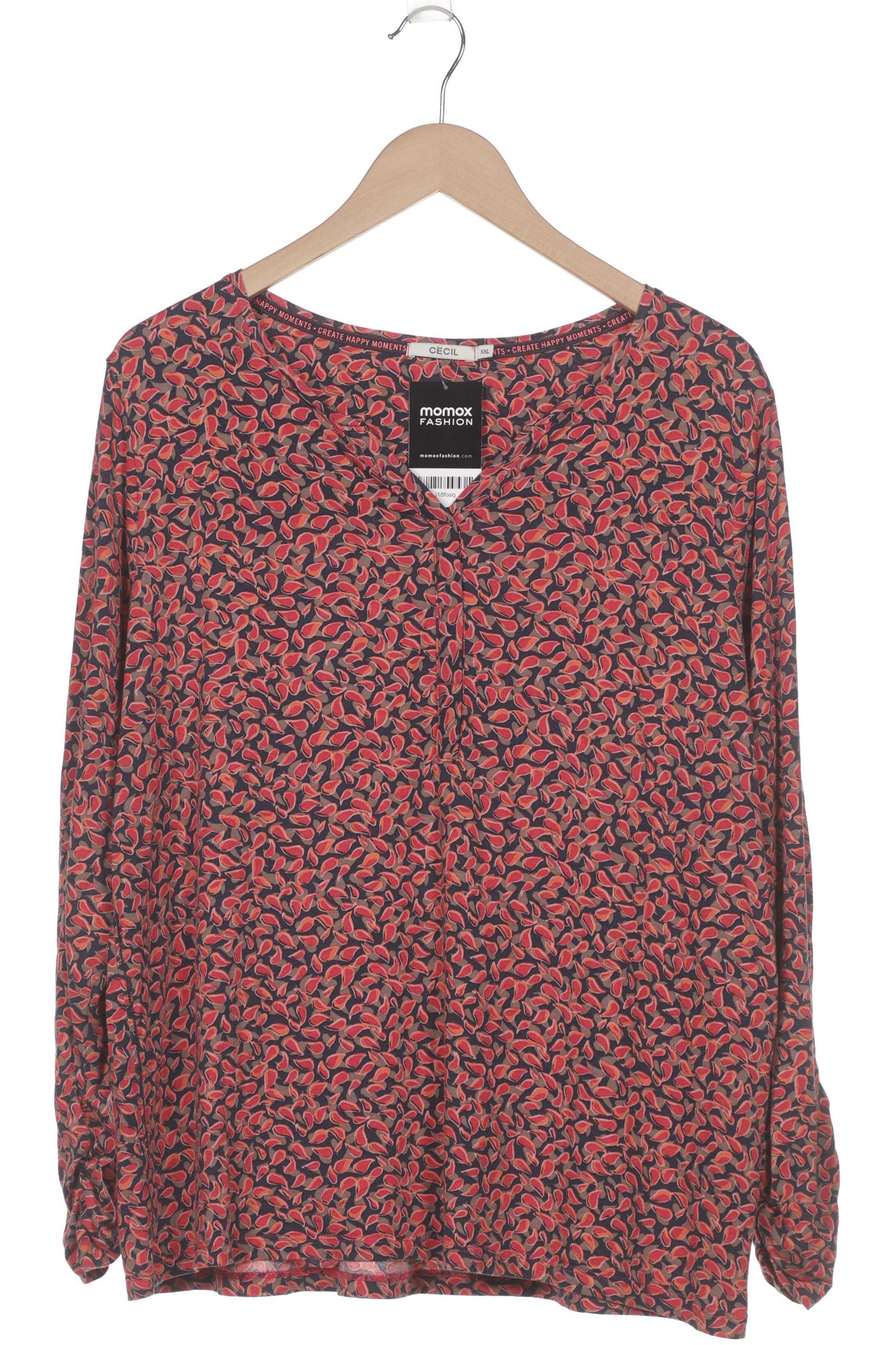 

Cecil Damen Langarmshirt, rot, Gr. 46