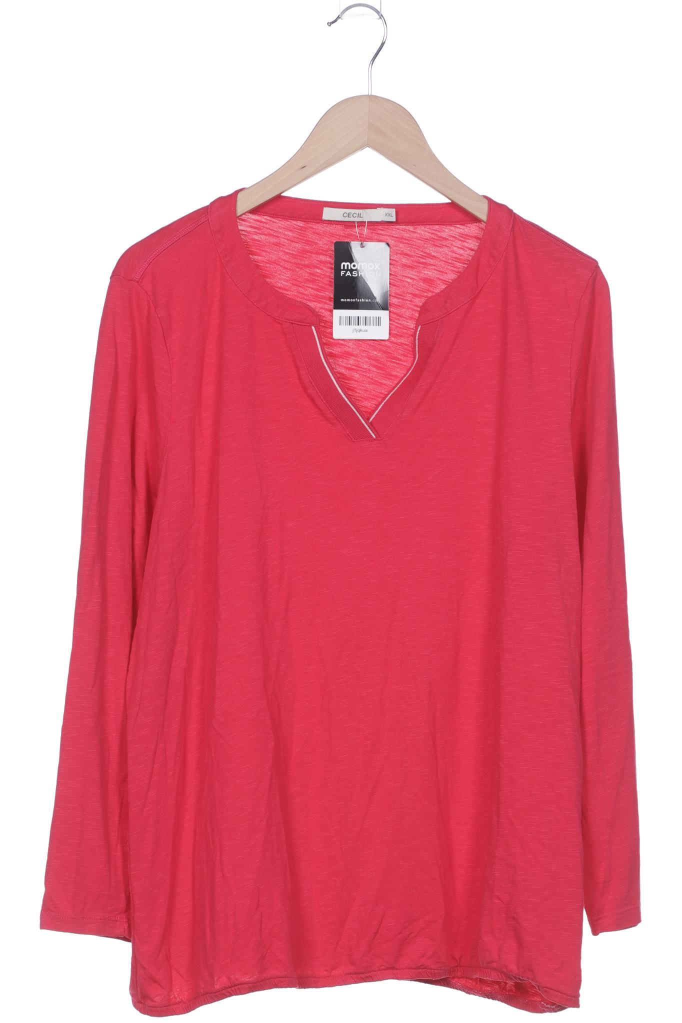 

Cecil Damen Langarmshirt, pink, Gr. 46