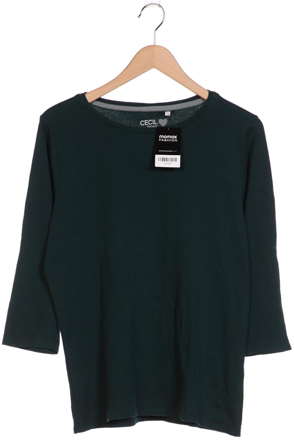 

Cecil Damen Langarmshirt, grün, Gr. 42
