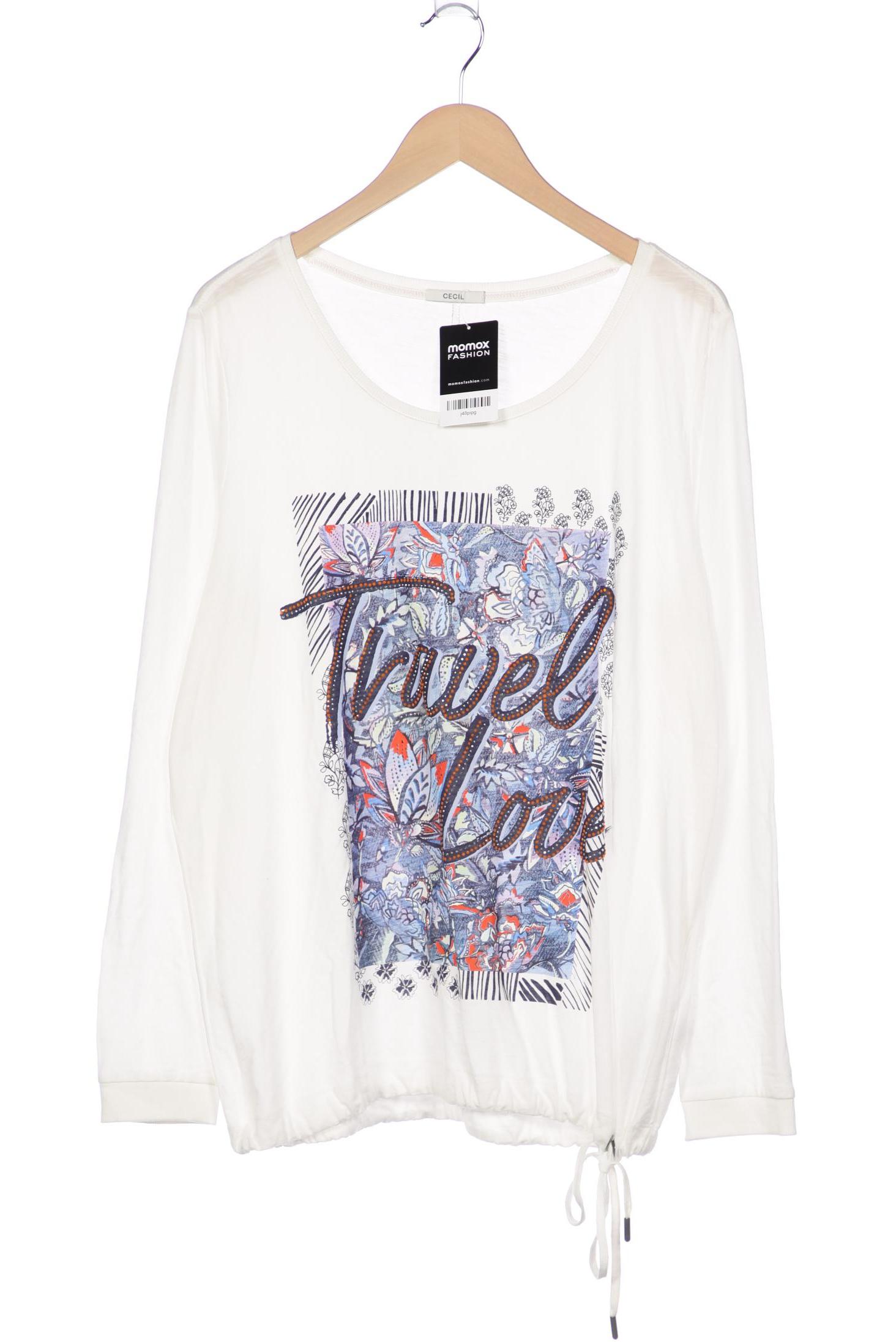 

CECIL Damen Langarmshirt, weiß
