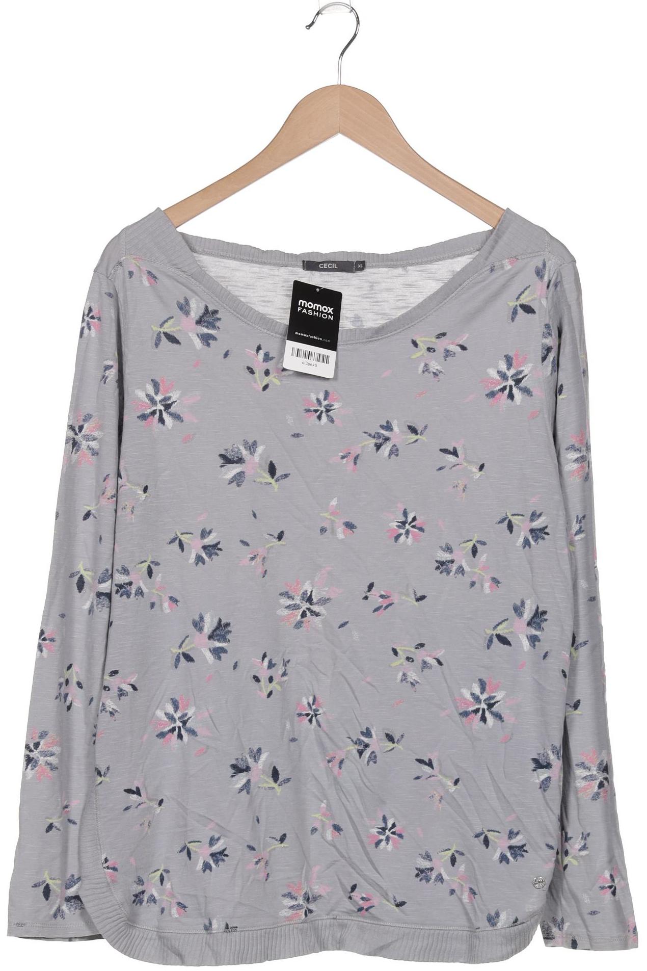 

Cecil Damen Langarmshirt, grau, Gr. 44
