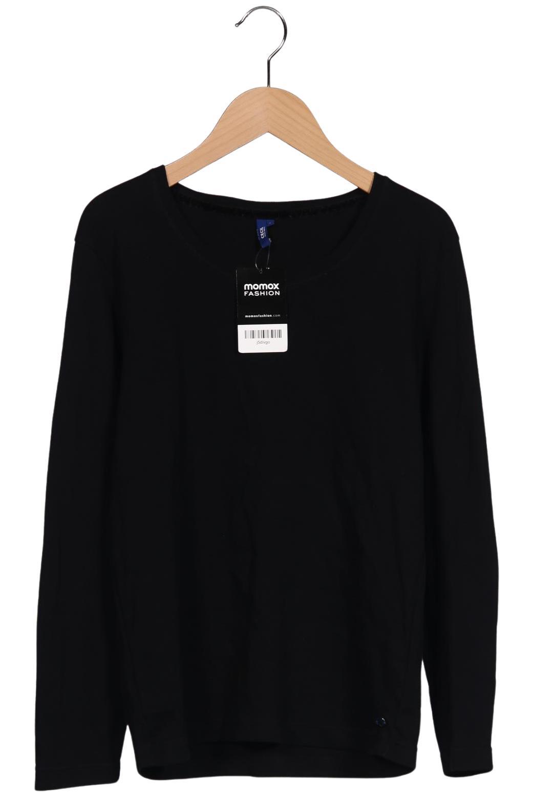 

Cecil Damen Langarmshirt, schwarz, Gr. 42