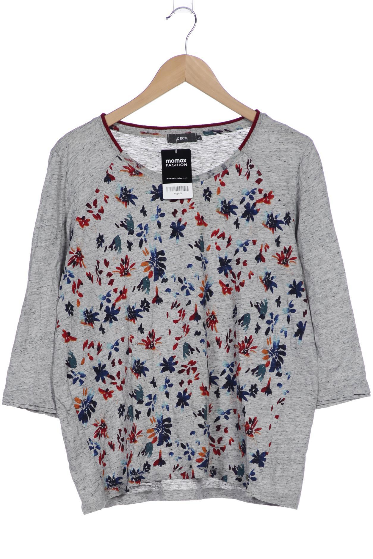 

Cecil Damen Langarmshirt, grau, Gr. 42