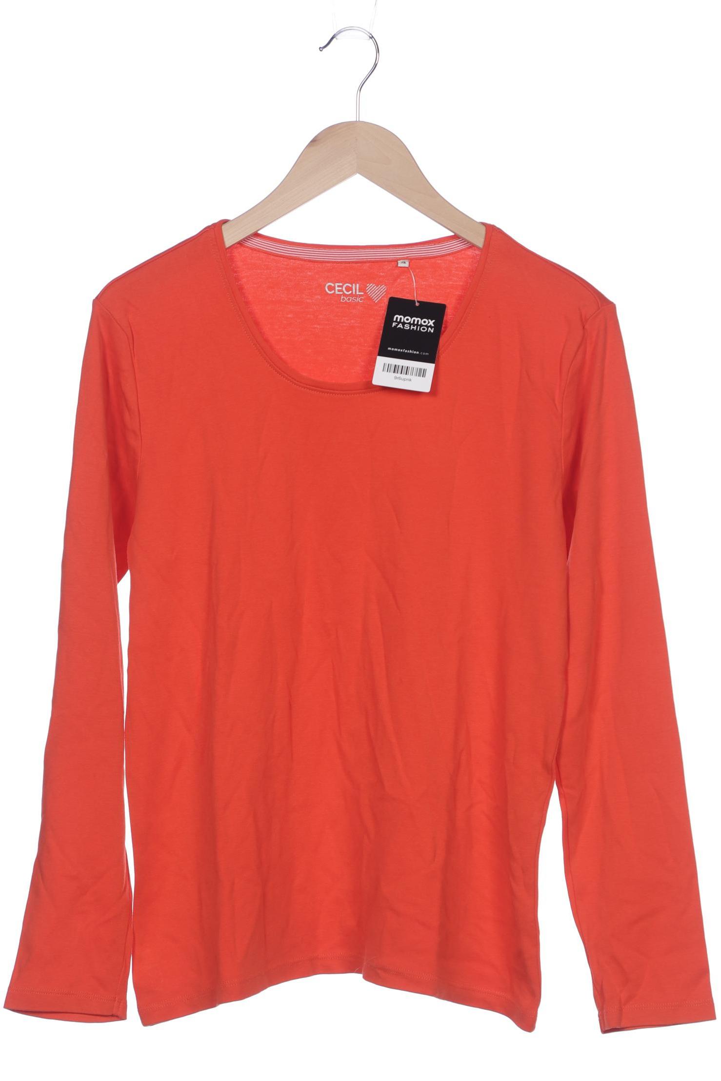 

Cecil Damen Langarmshirt, orange, Gr. 44
