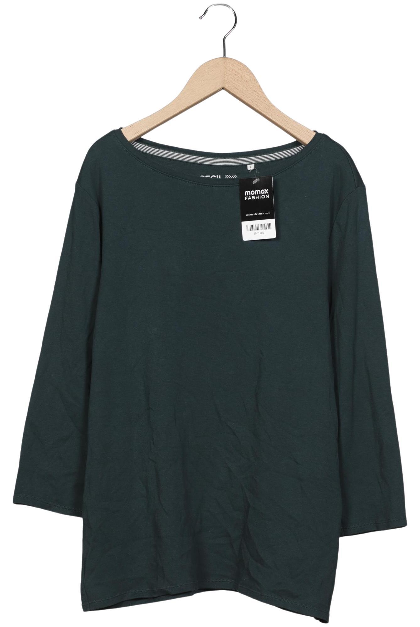 

Cecil Damen Langarmshirt, grün, Gr. 42