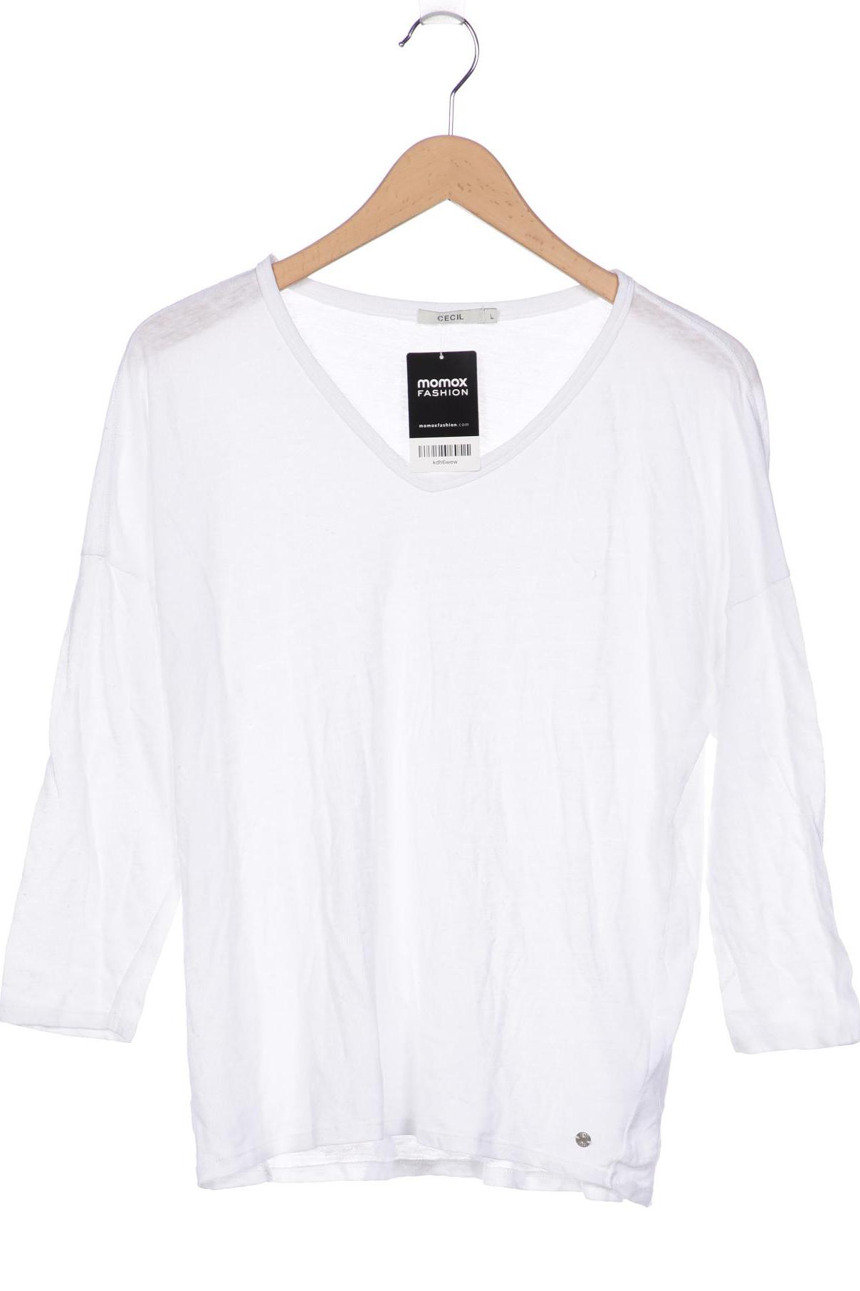 

CECIL Damen Langarmshirt, weiß