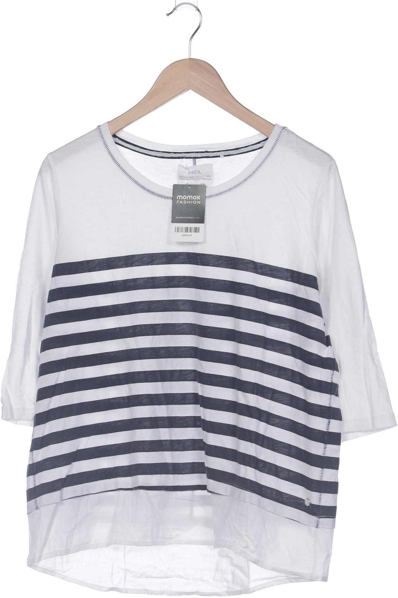 

Cecil Damen Langarmshirt, weiß, Gr. 42