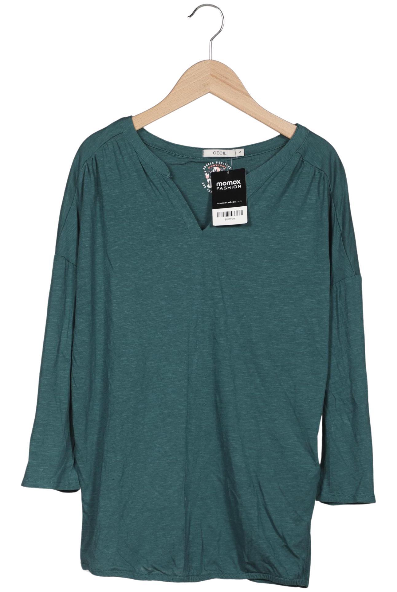

Cecil Damen Langarmshirt, türkis, Gr. 38