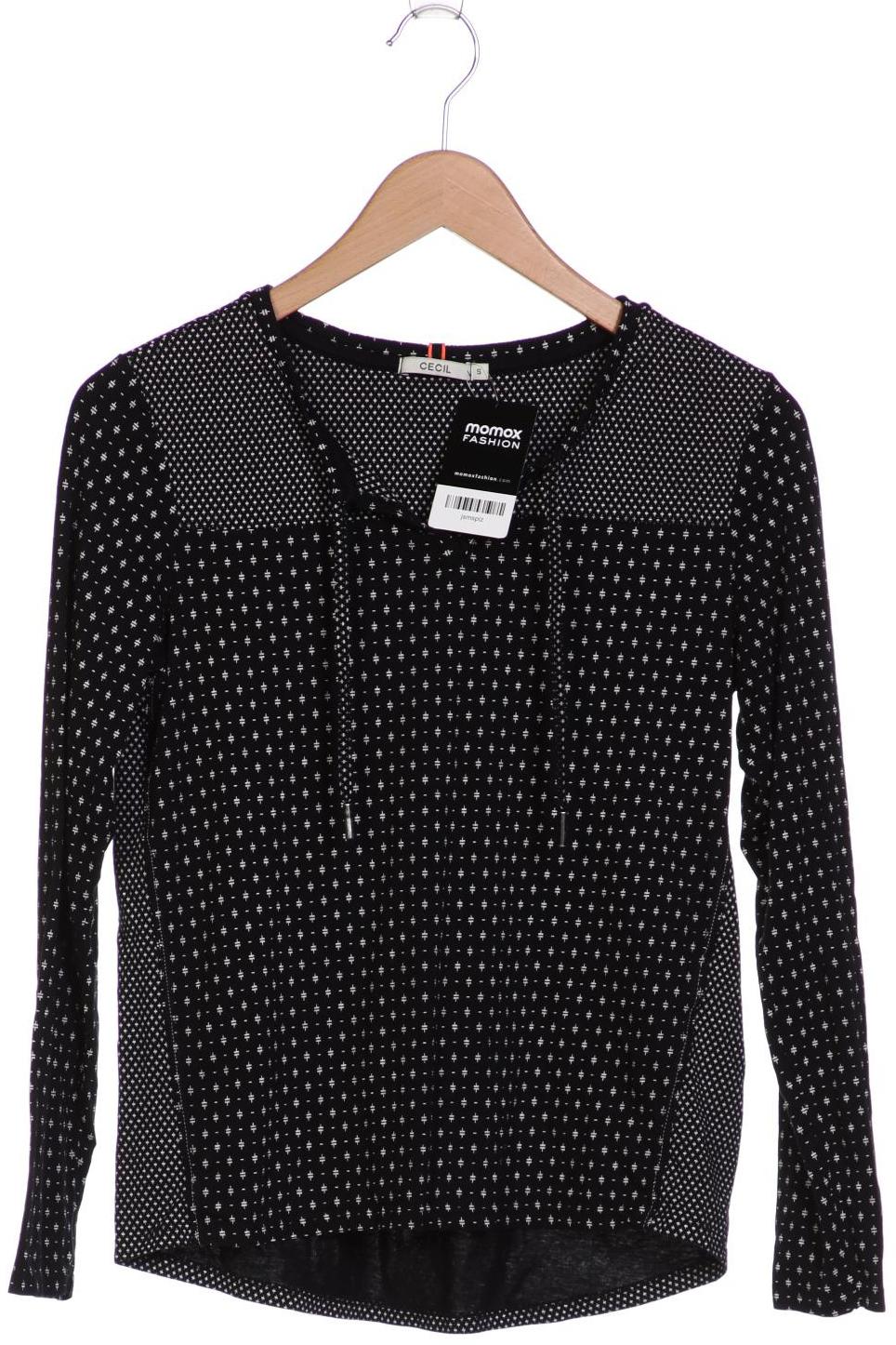 

Cecil Damen Langarmshirt, schwarz, Gr. 36