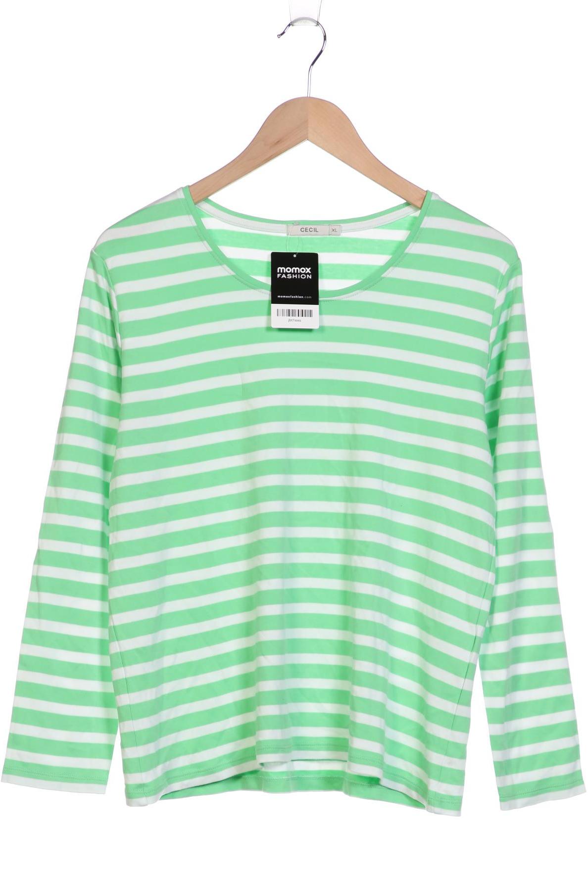 

Cecil Damen Langarmshirt, grün, Gr. 44