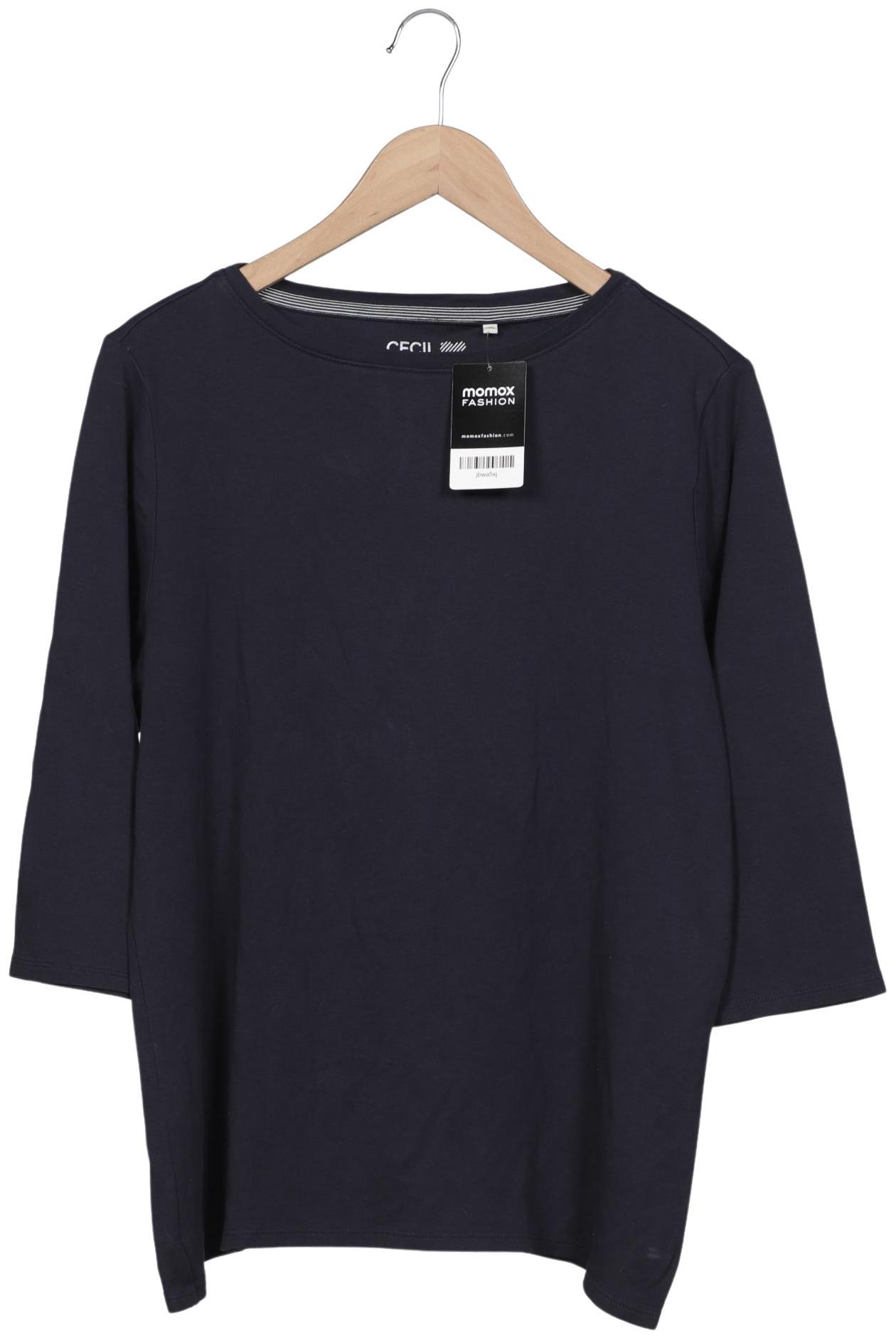 

Cecil Damen Langarmshirt, marineblau, Gr. 46