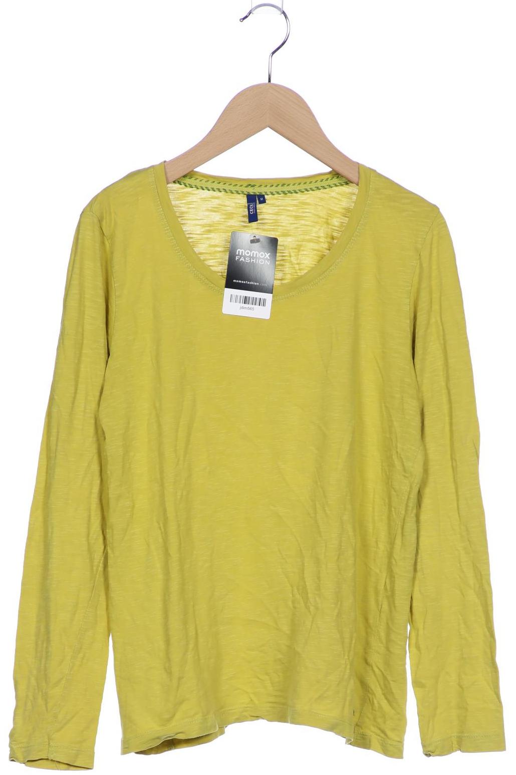 

Cecil Damen Langarmshirt, hellgrün, Gr. 38