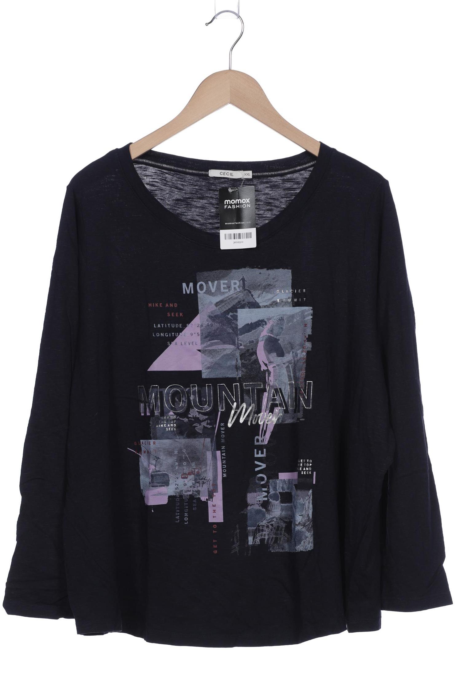 

CECIL Damen Langarmshirt, marineblau