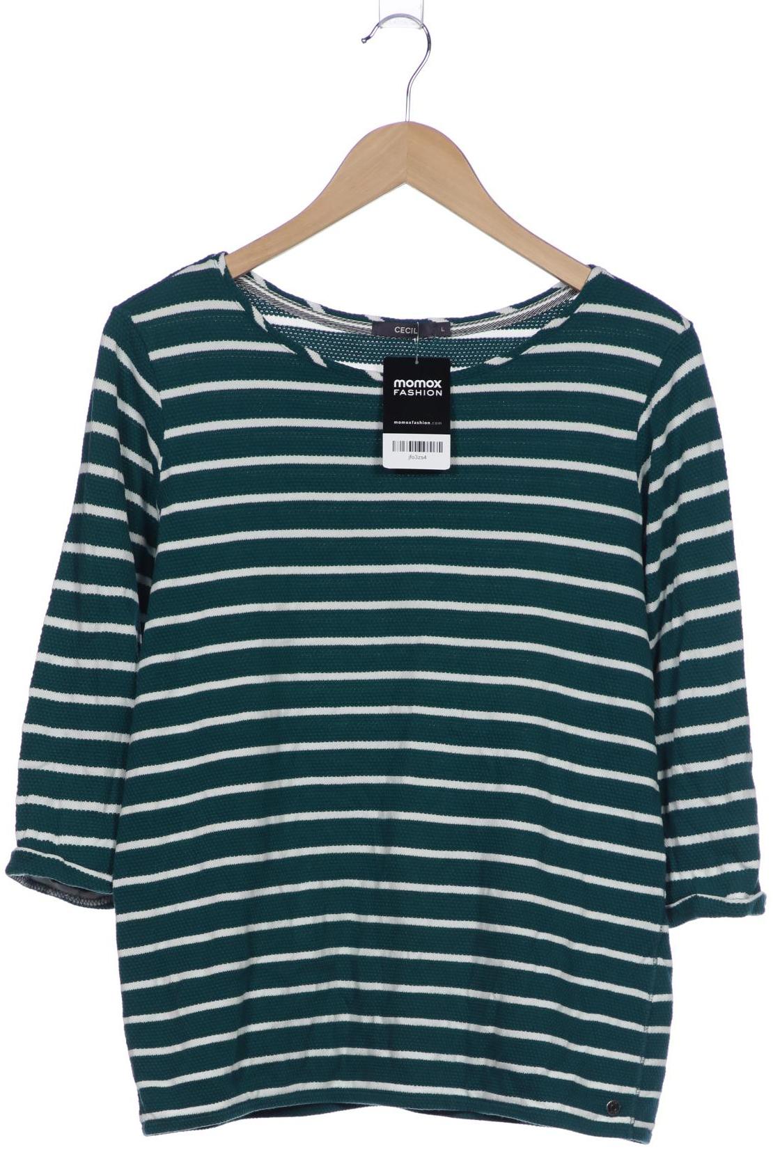 

Cecil Damen Langarmshirt, türkis, Gr. 42