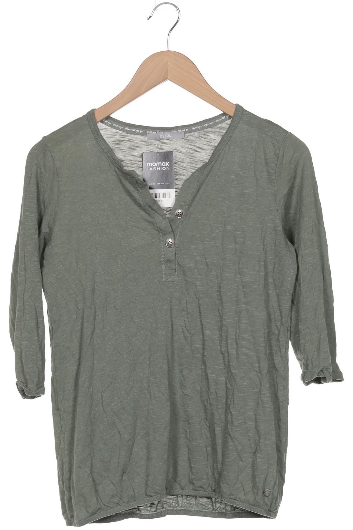 

Cecil Damen Langarmshirt, türkis, Gr. 36