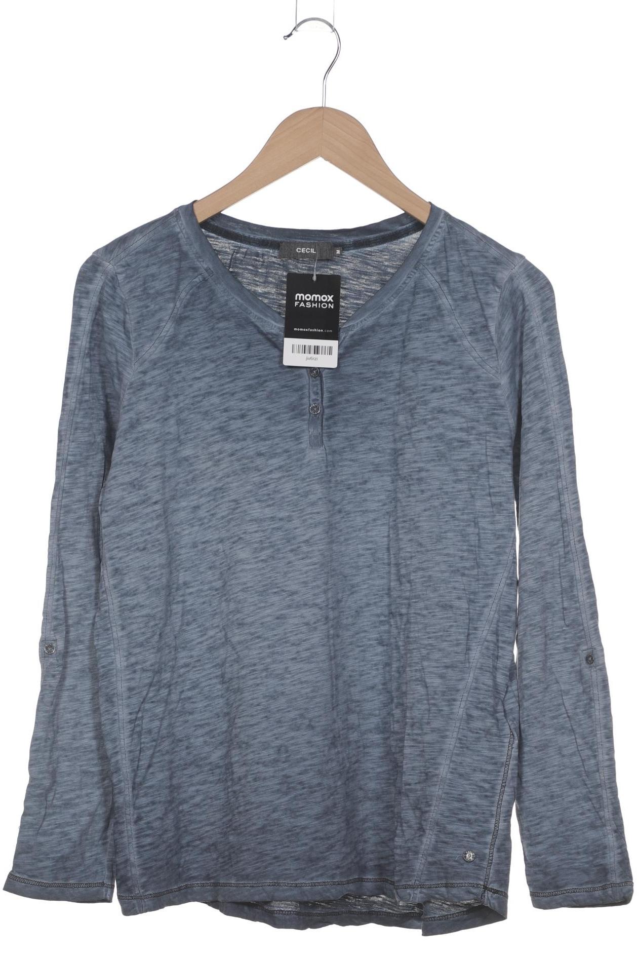 

Cecil Damen Langarmshirt, blau, Gr. 38