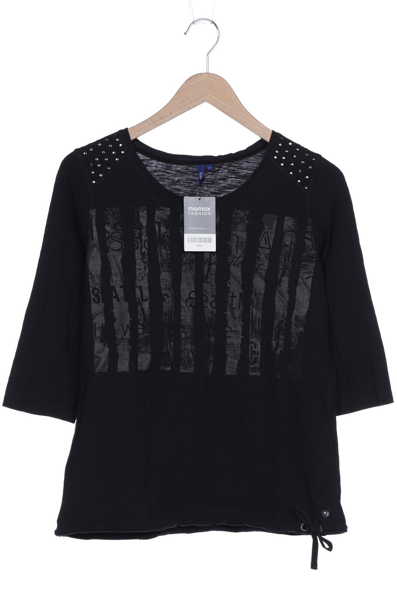 

CECIL Damen Langarmshirt, schwarz