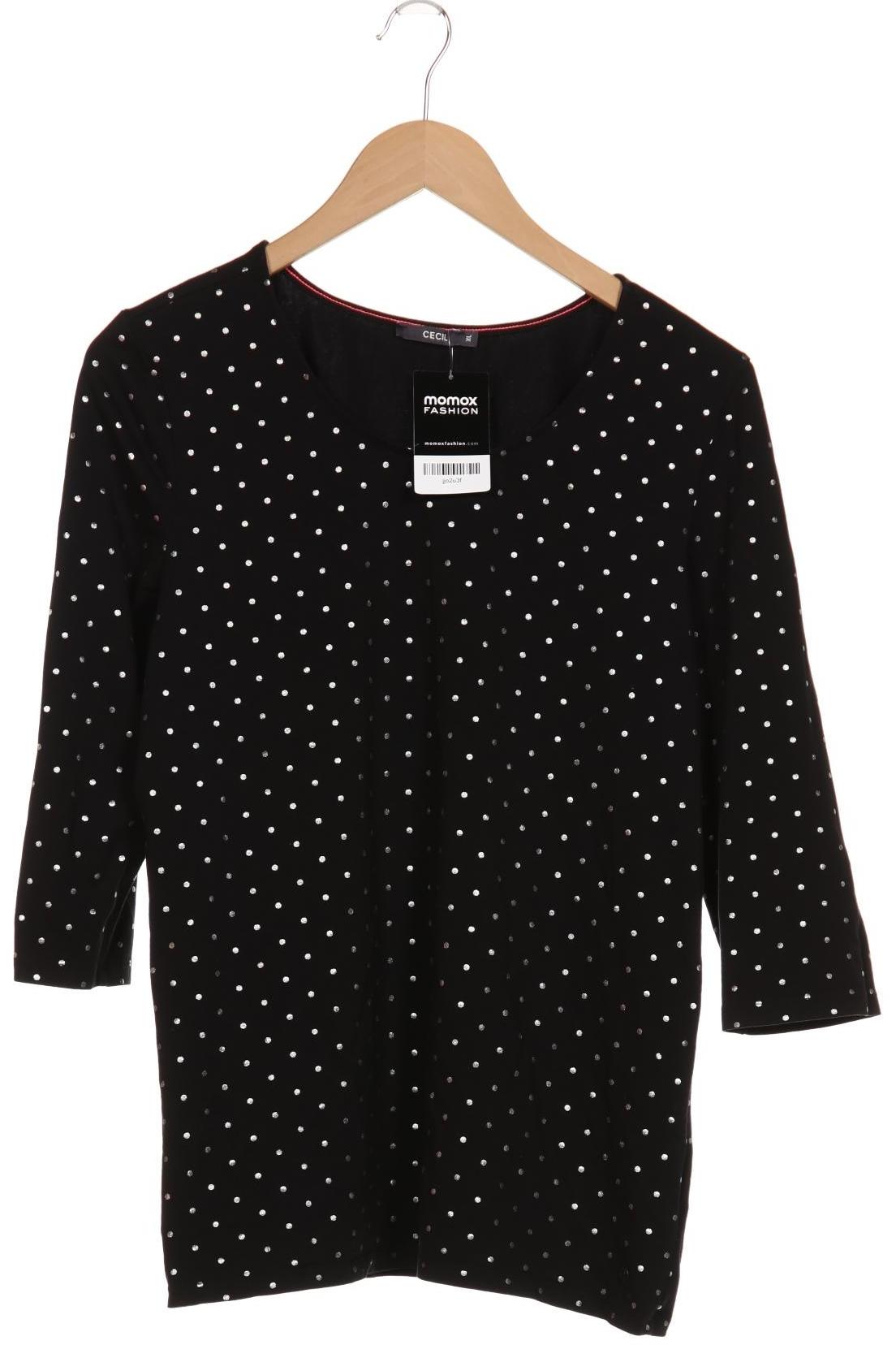 

Cecil Damen Langarmshirt, schwarz, Gr. 44