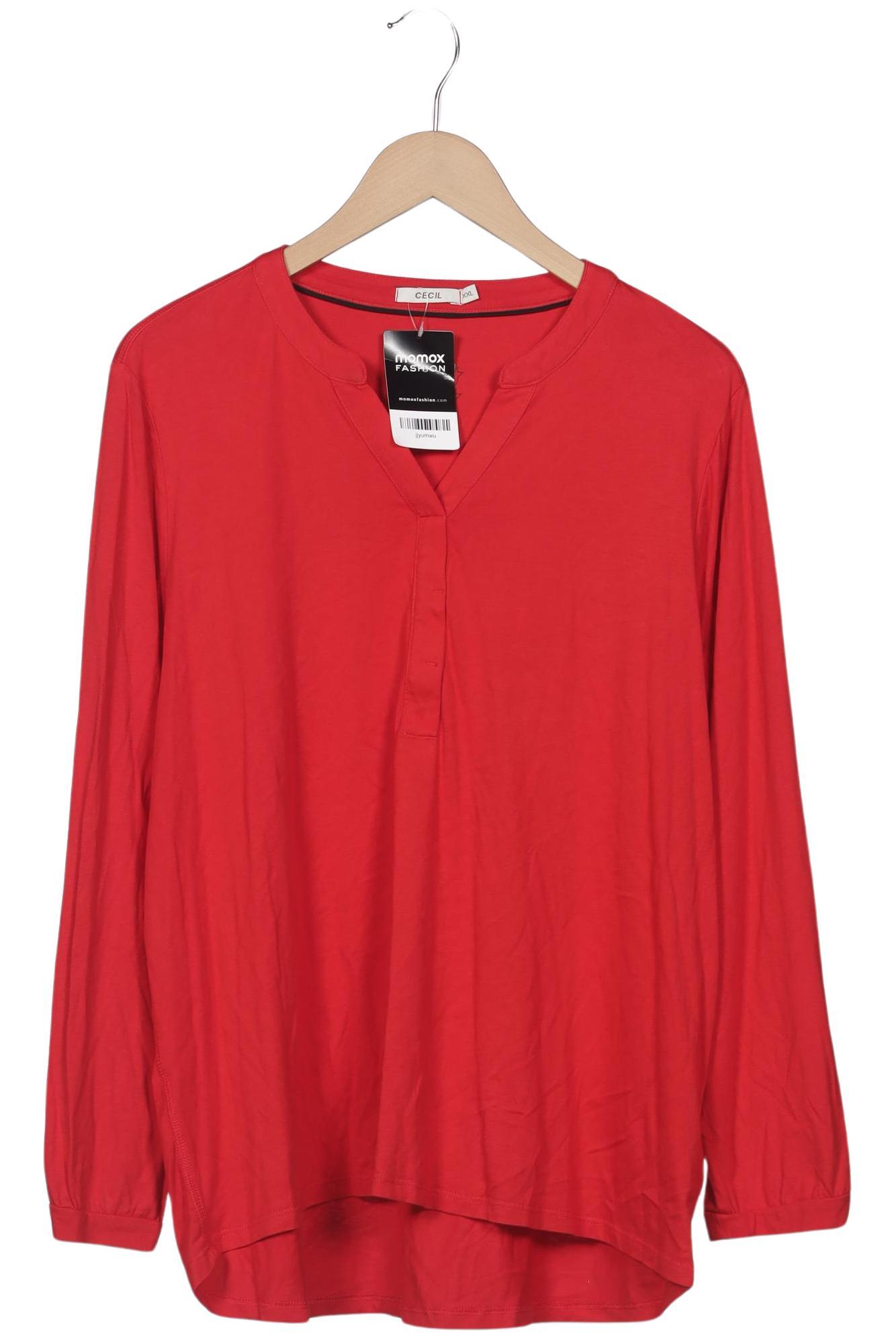 

Cecil Damen Langarmshirt, rot, Gr. 46