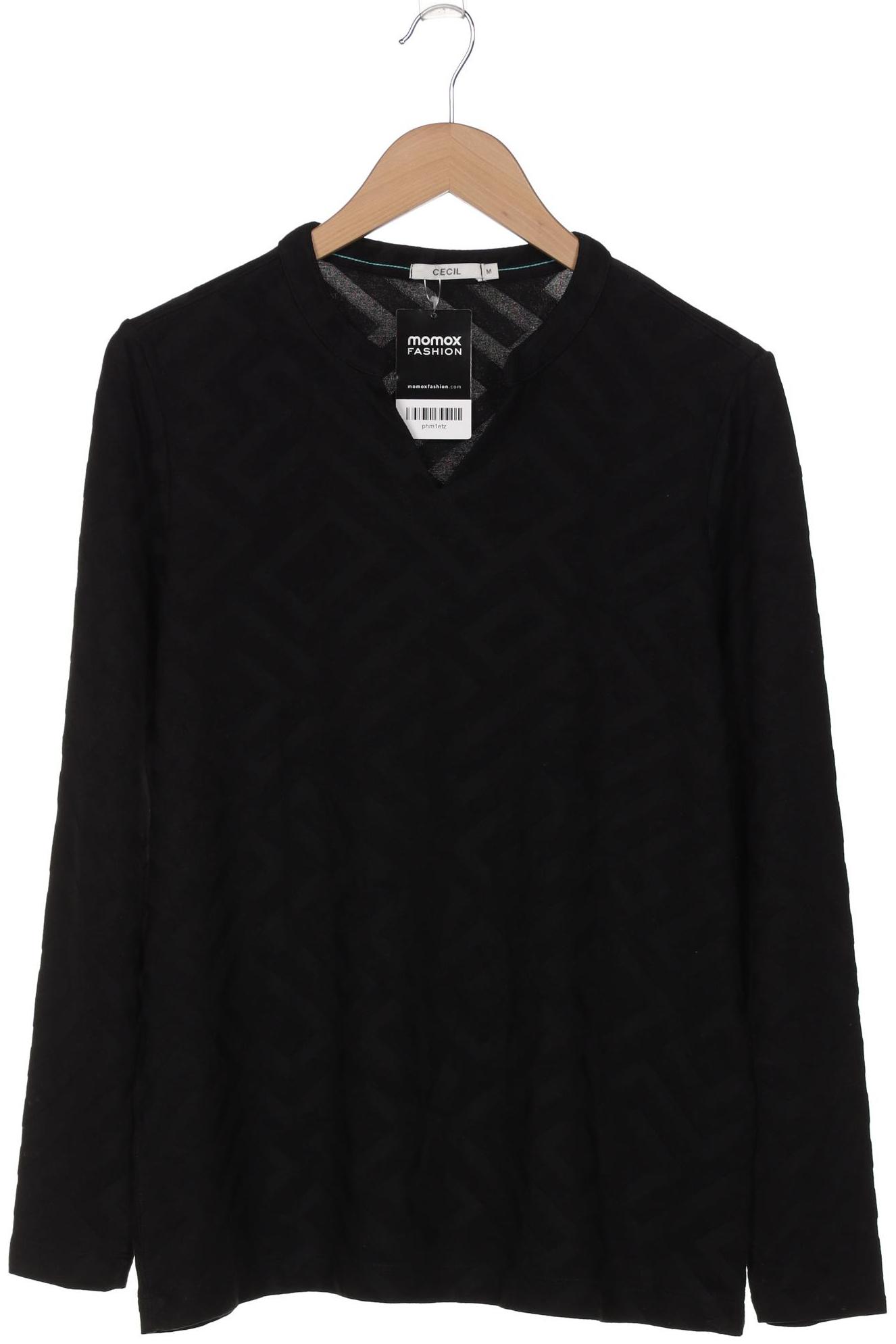 

Cecil Damen Langarmshirt, schwarz, Gr. 38