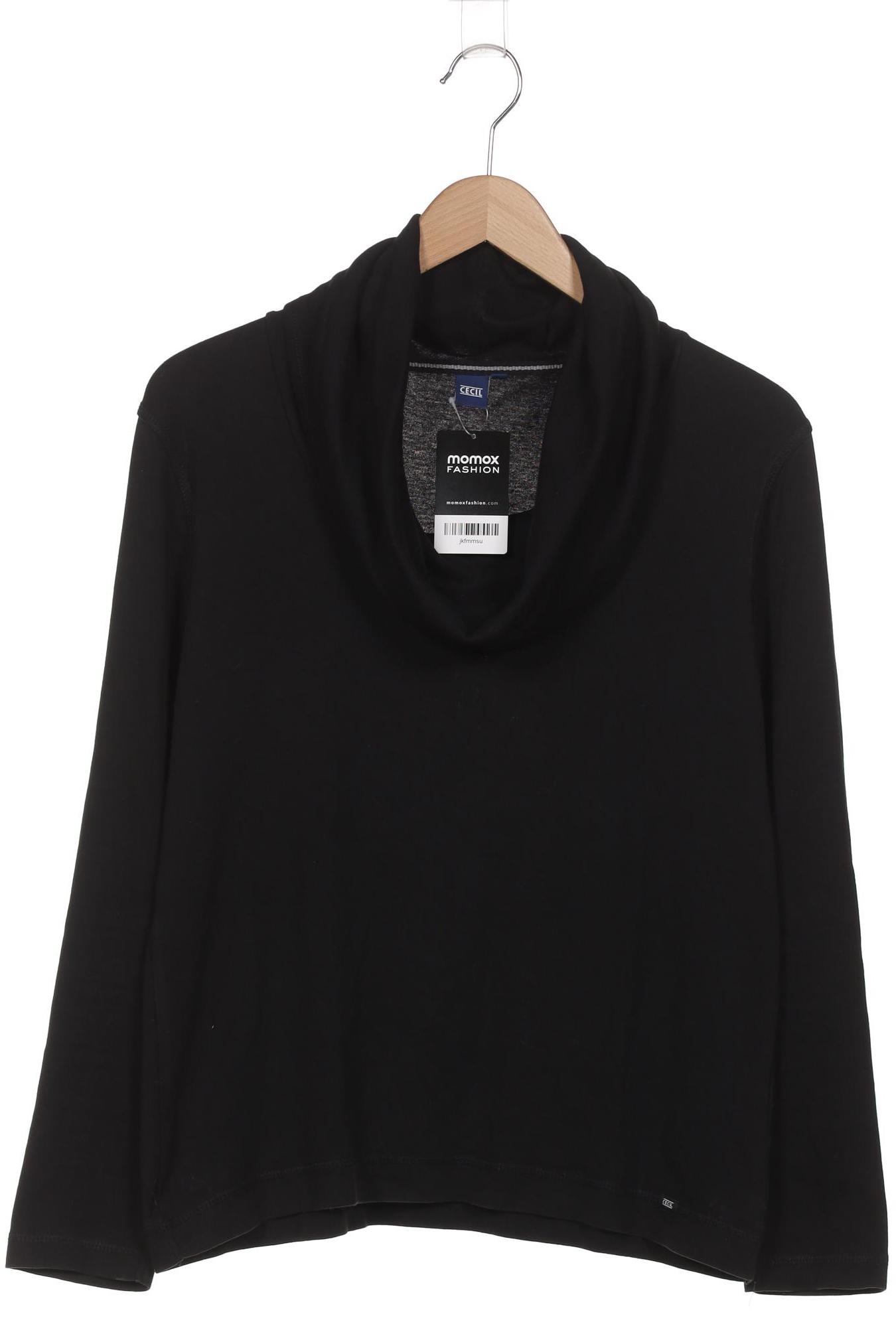 

Cecil Damen Langarmshirt, schwarz, Gr. 42