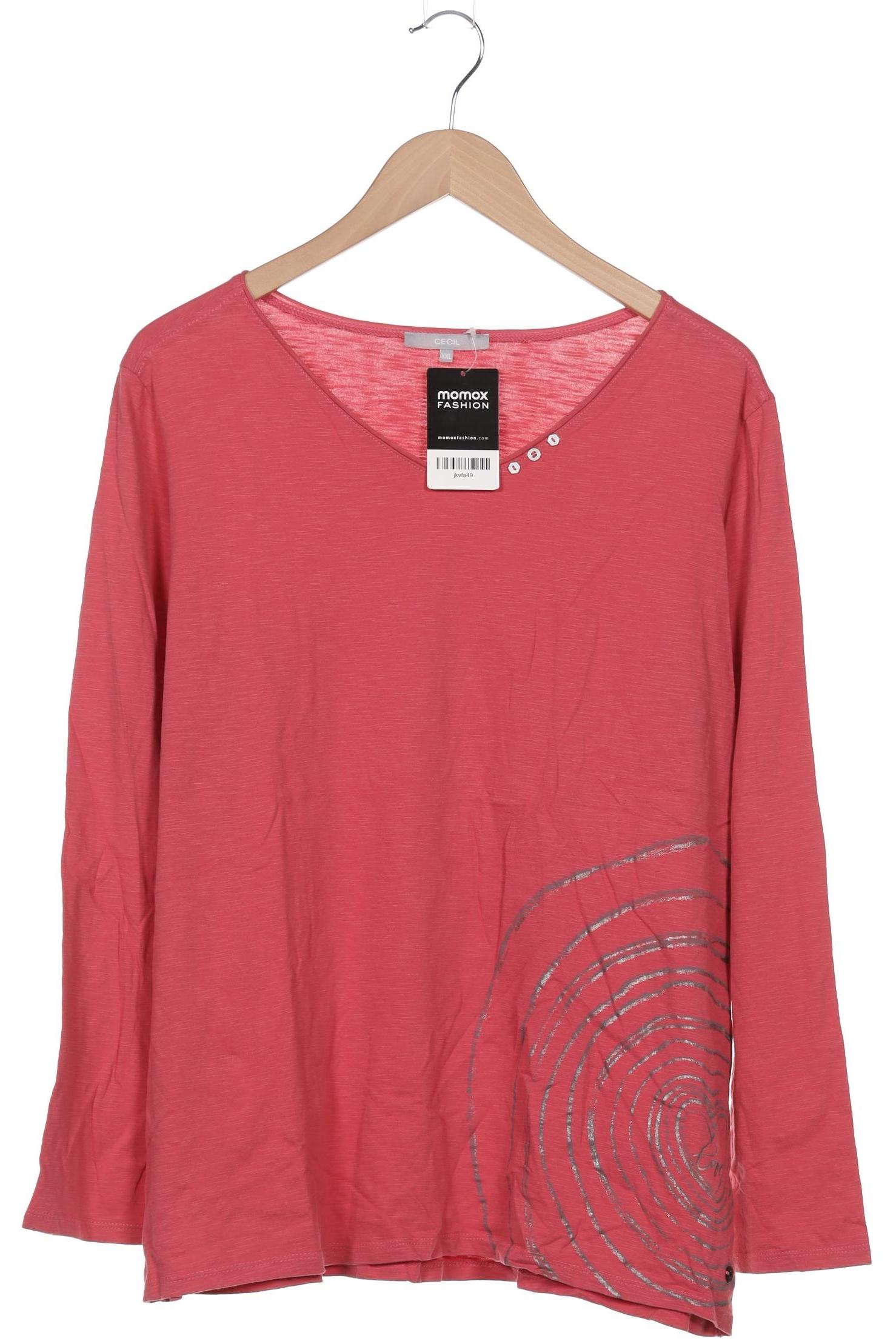 

Cecil Damen Langarmshirt, pink, Gr. 46