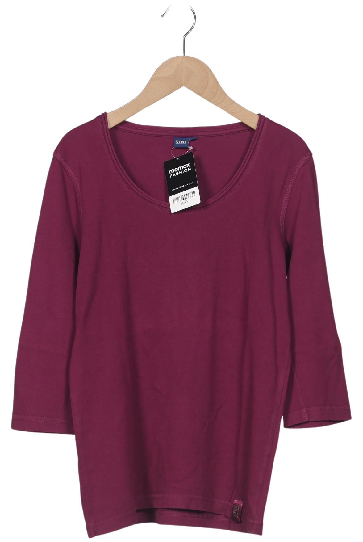 

Cecil Damen Langarmshirt, bordeaux, Gr. 38