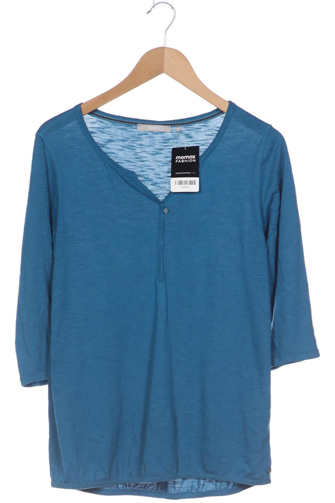 

Cecil Damen Langarmshirt, blau, Gr. 38