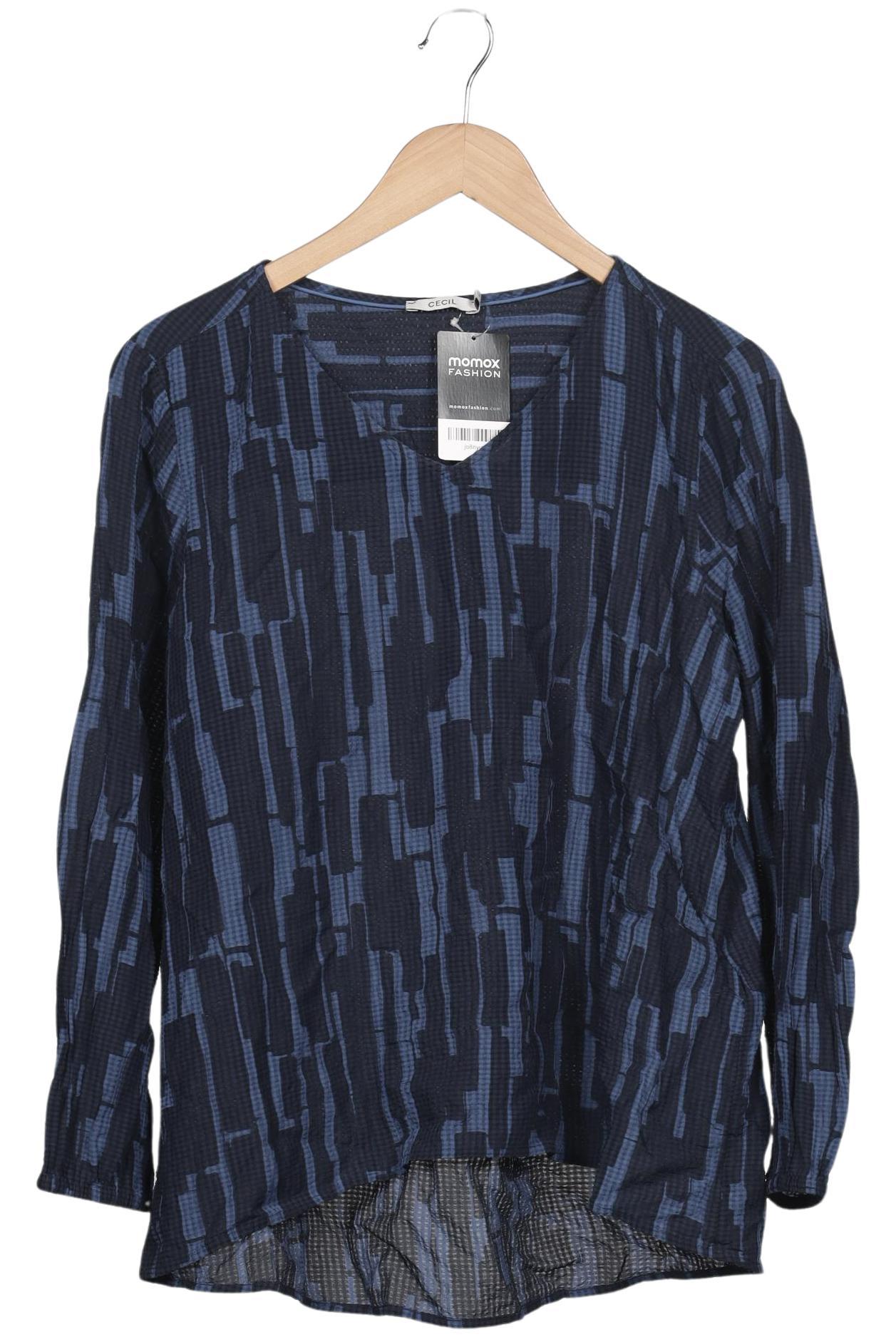 

Cecil Damen Langarmshirt, marineblau, Gr. 42