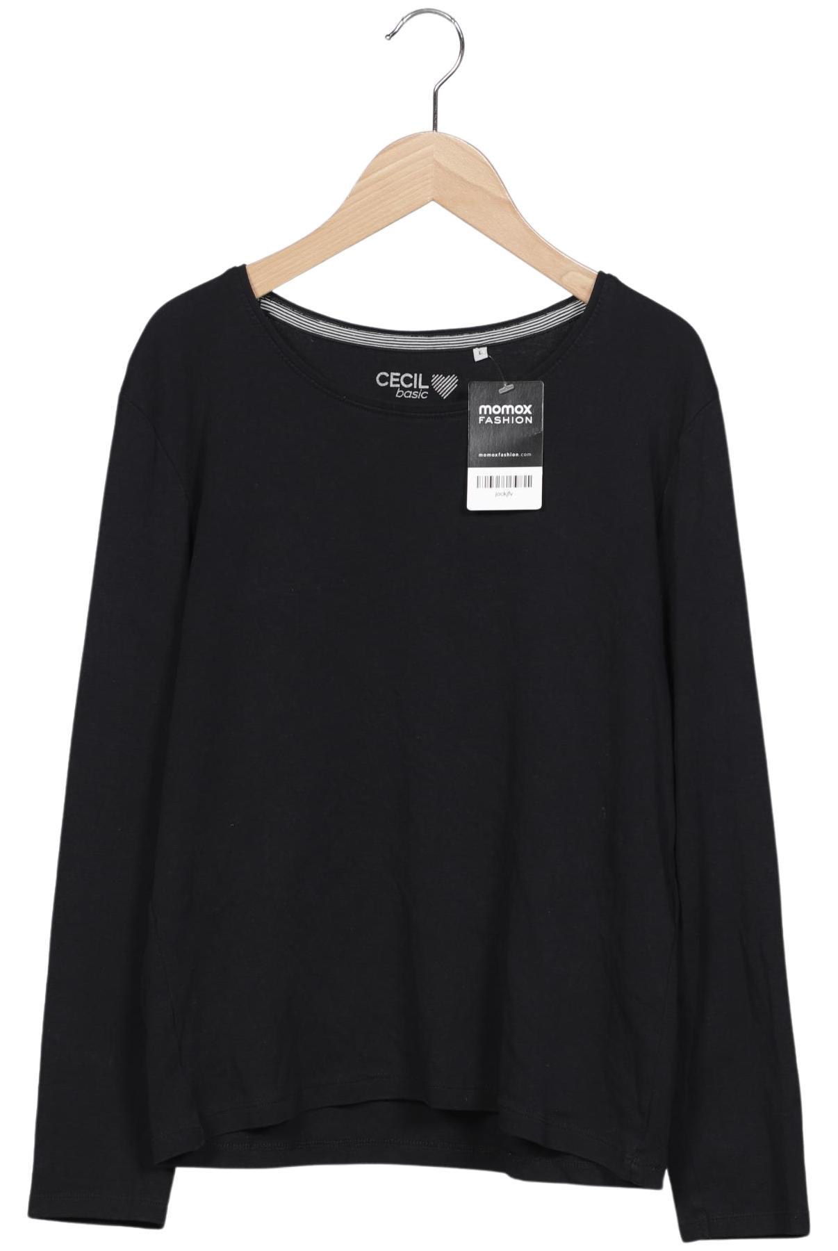 

Cecil Damen Langarmshirt, marineblau, Gr. 42