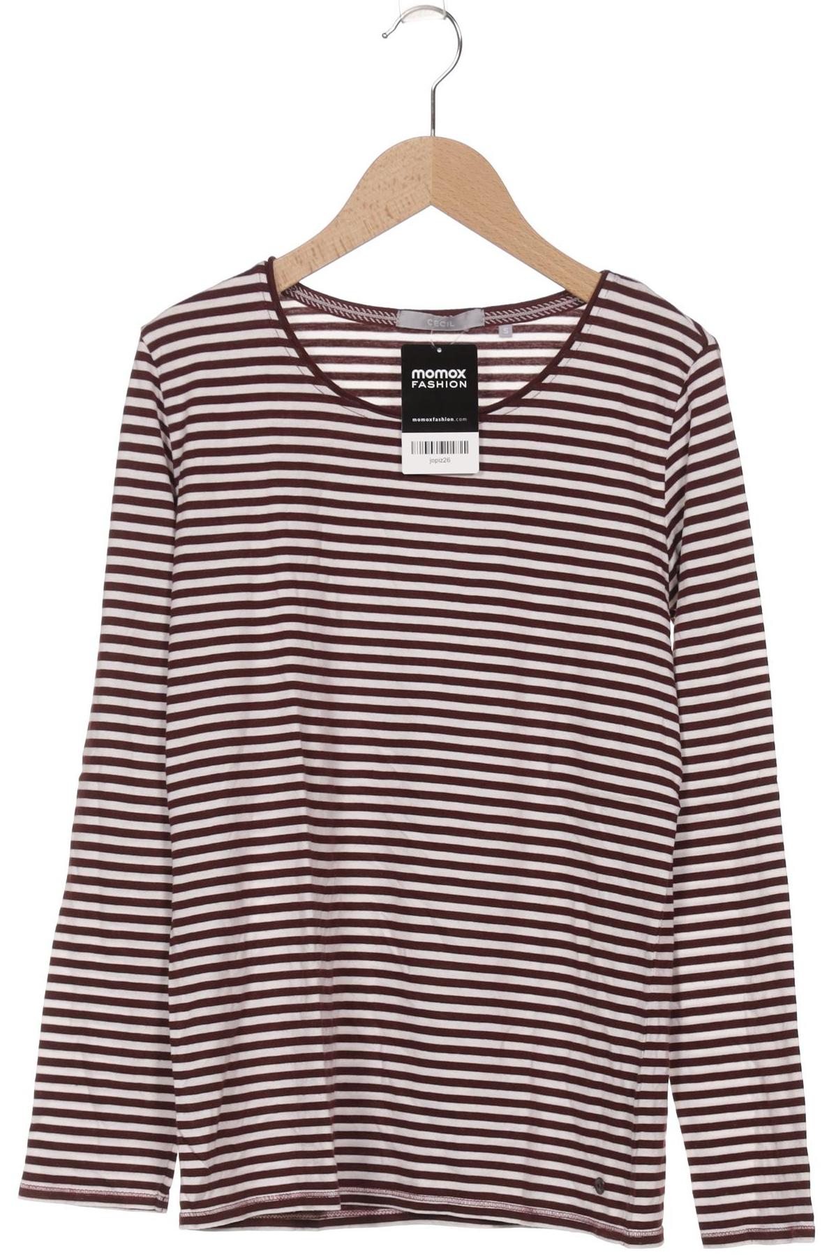 

Cecil Damen Langarmshirt, bordeaux, Gr. 36