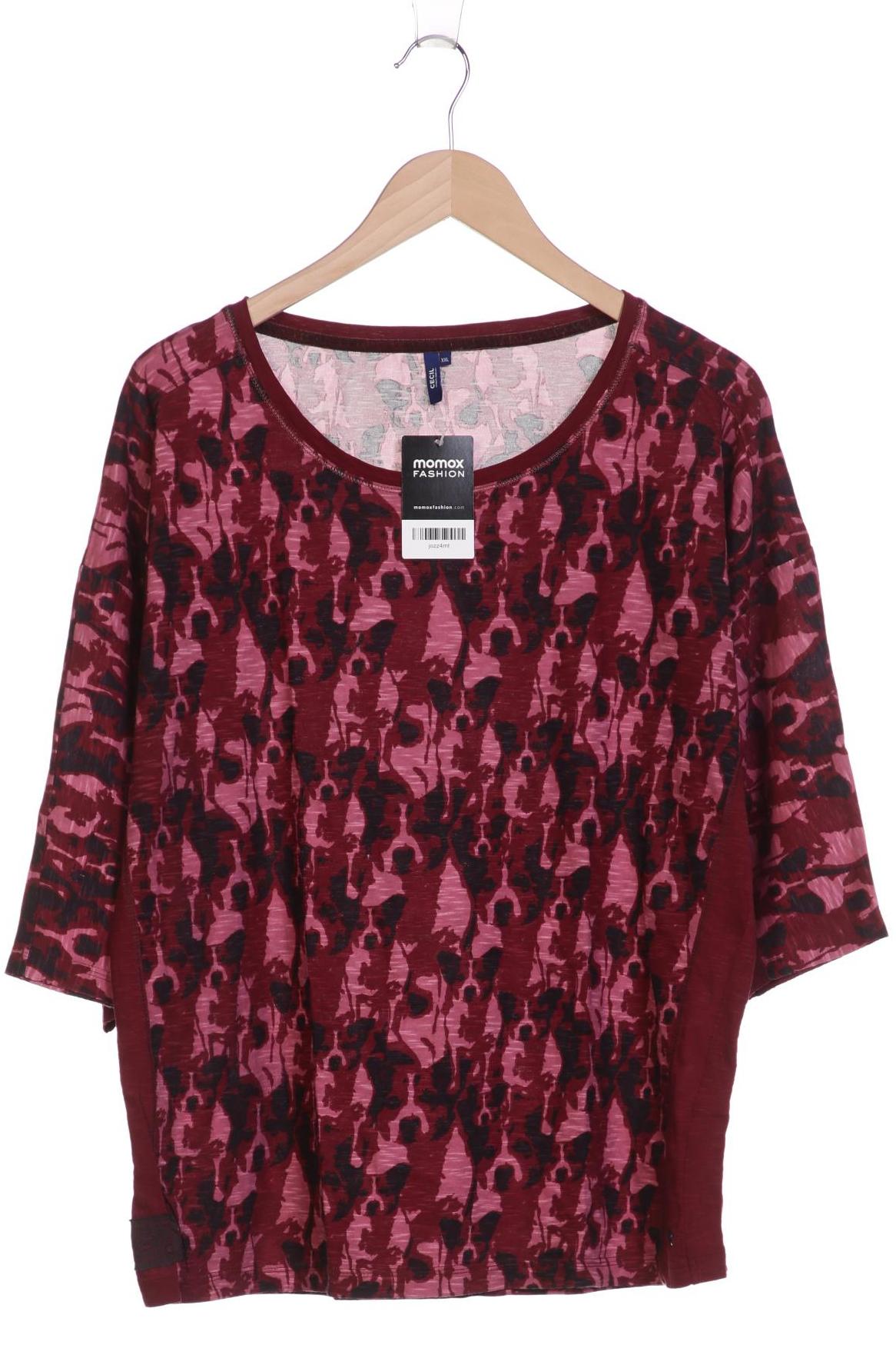 

Cecil Damen Langarmshirt, bordeaux, Gr. 46