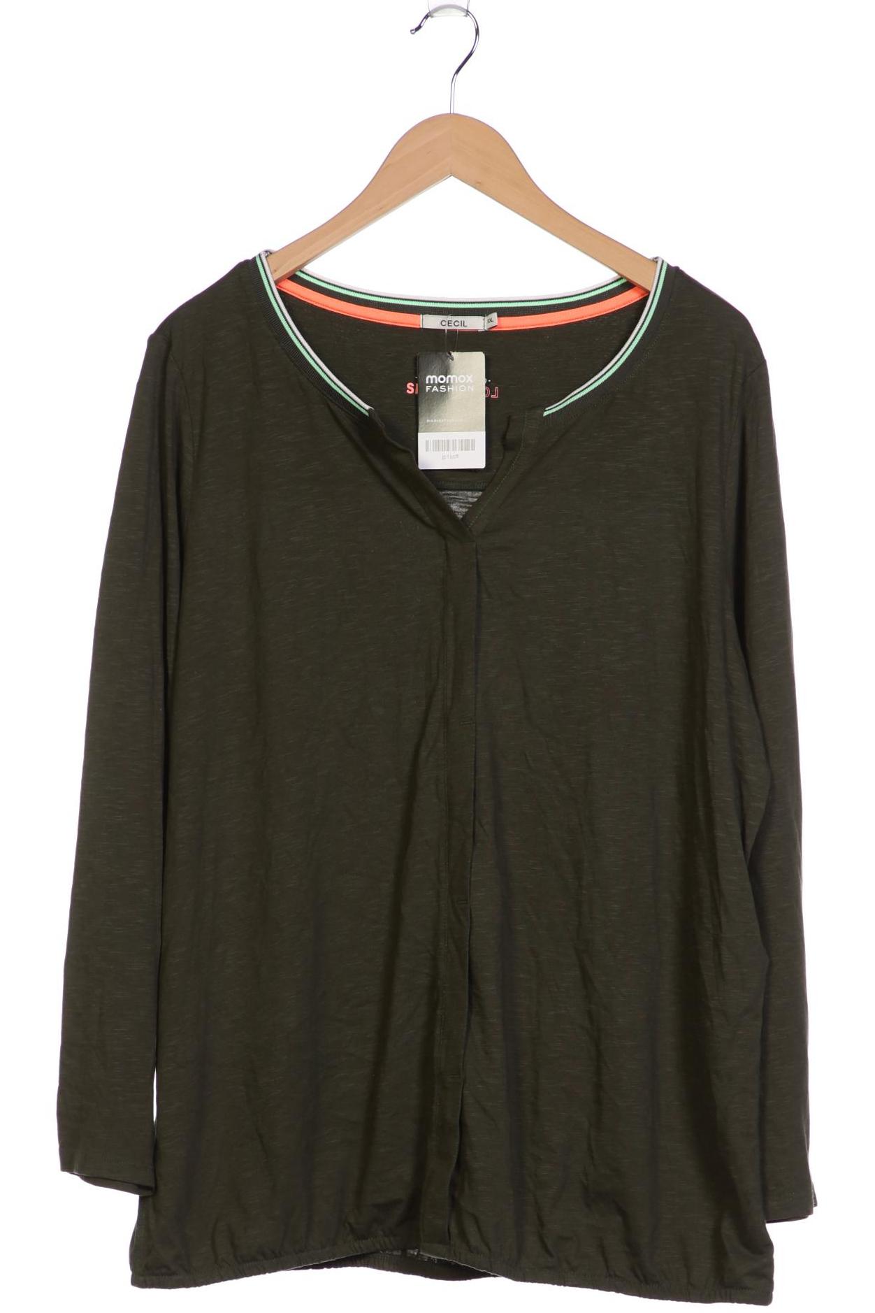 

Cecil Damen Langarmshirt, grün, Gr. 46