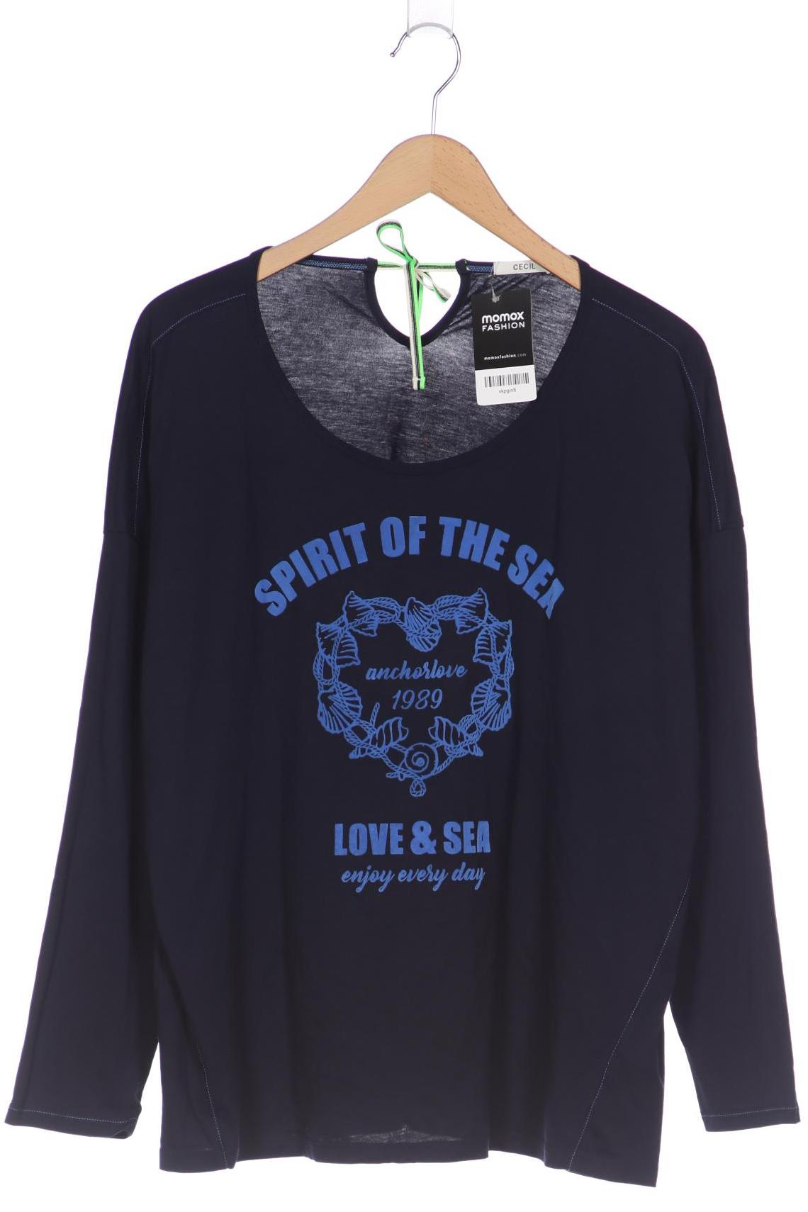 

CECIL Damen Langarmshirt, marineblau