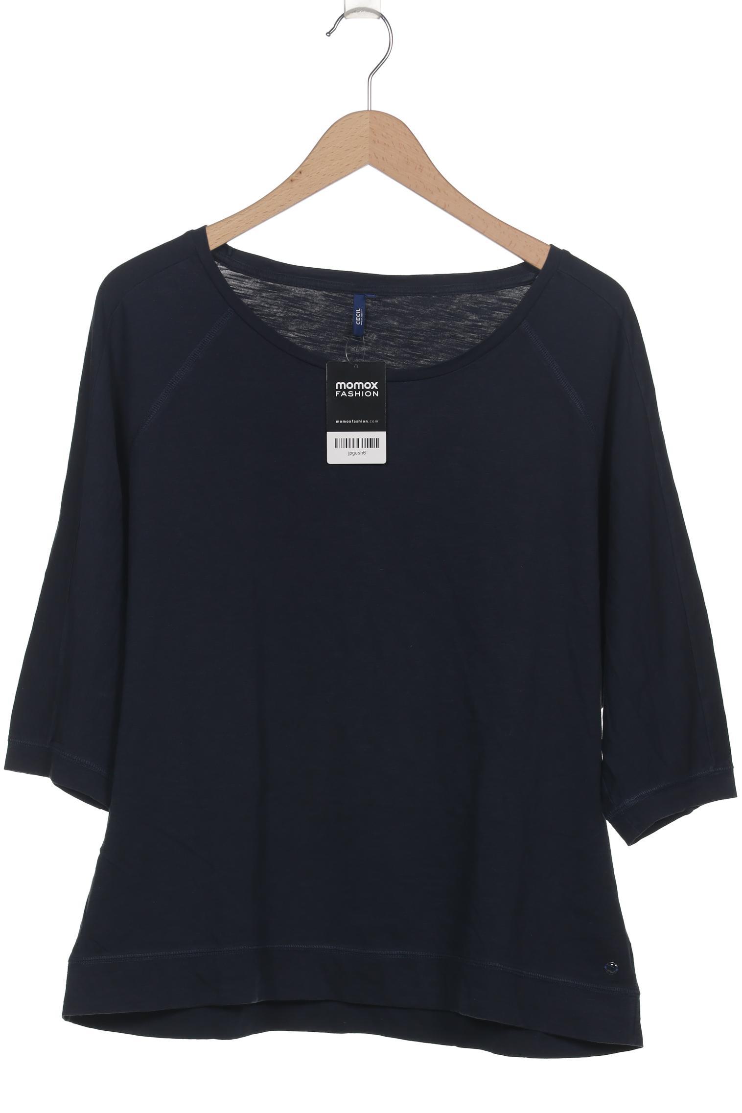 

Cecil Damen Langarmshirt, marineblau, Gr. 46