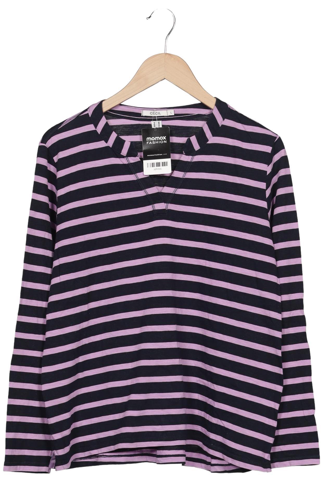 

Cecil Damen Langarmshirt, marineblau, Gr. 42
