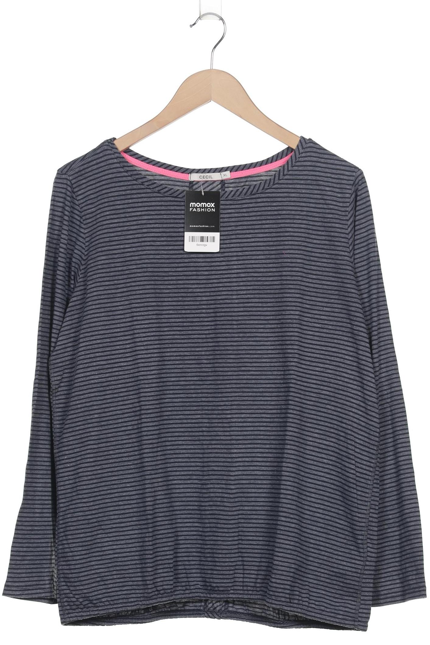 

Cecil Damen Langarmshirt, marineblau, Gr. 44