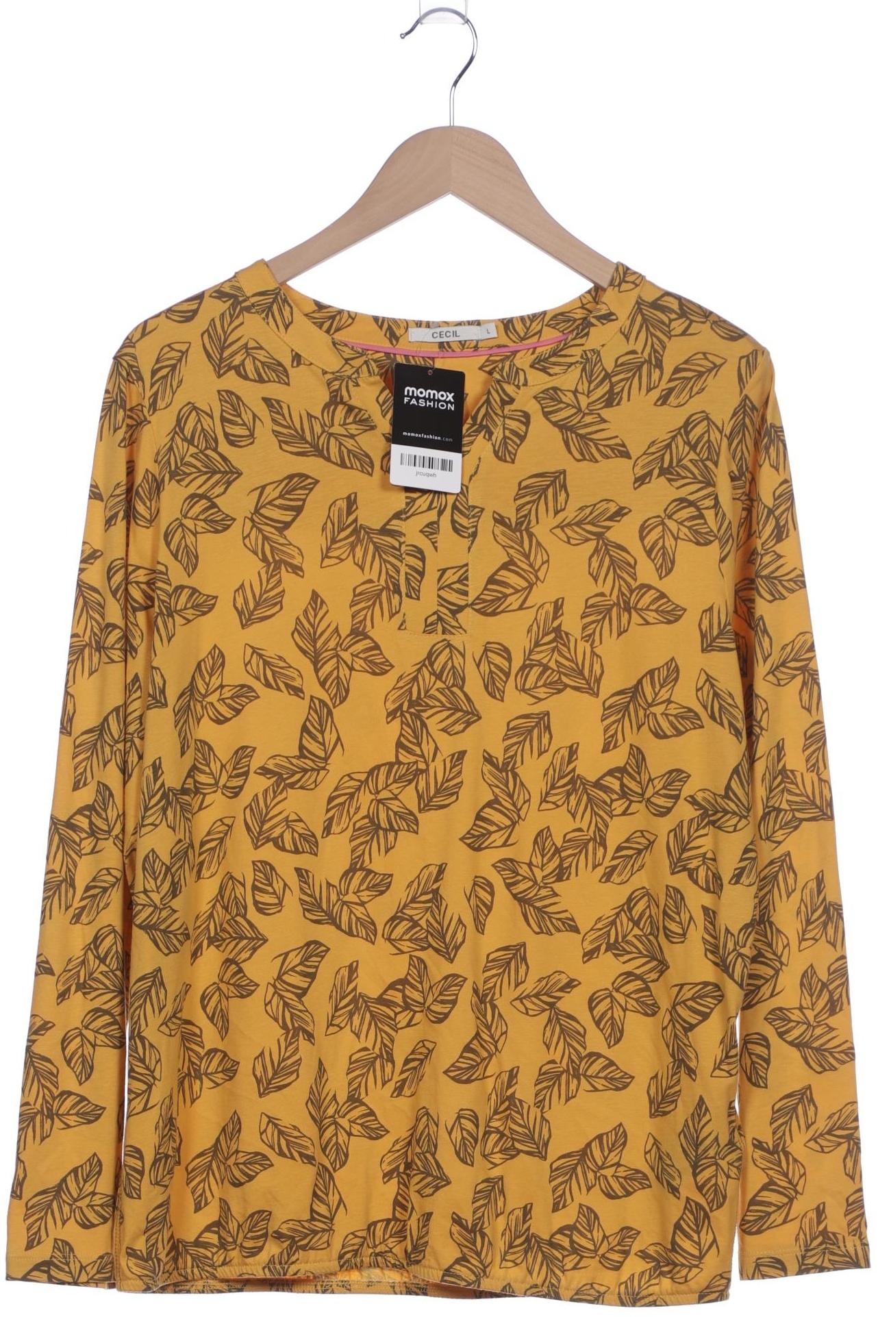 

Cecil Damen Langarmshirt, orange, Gr. 42