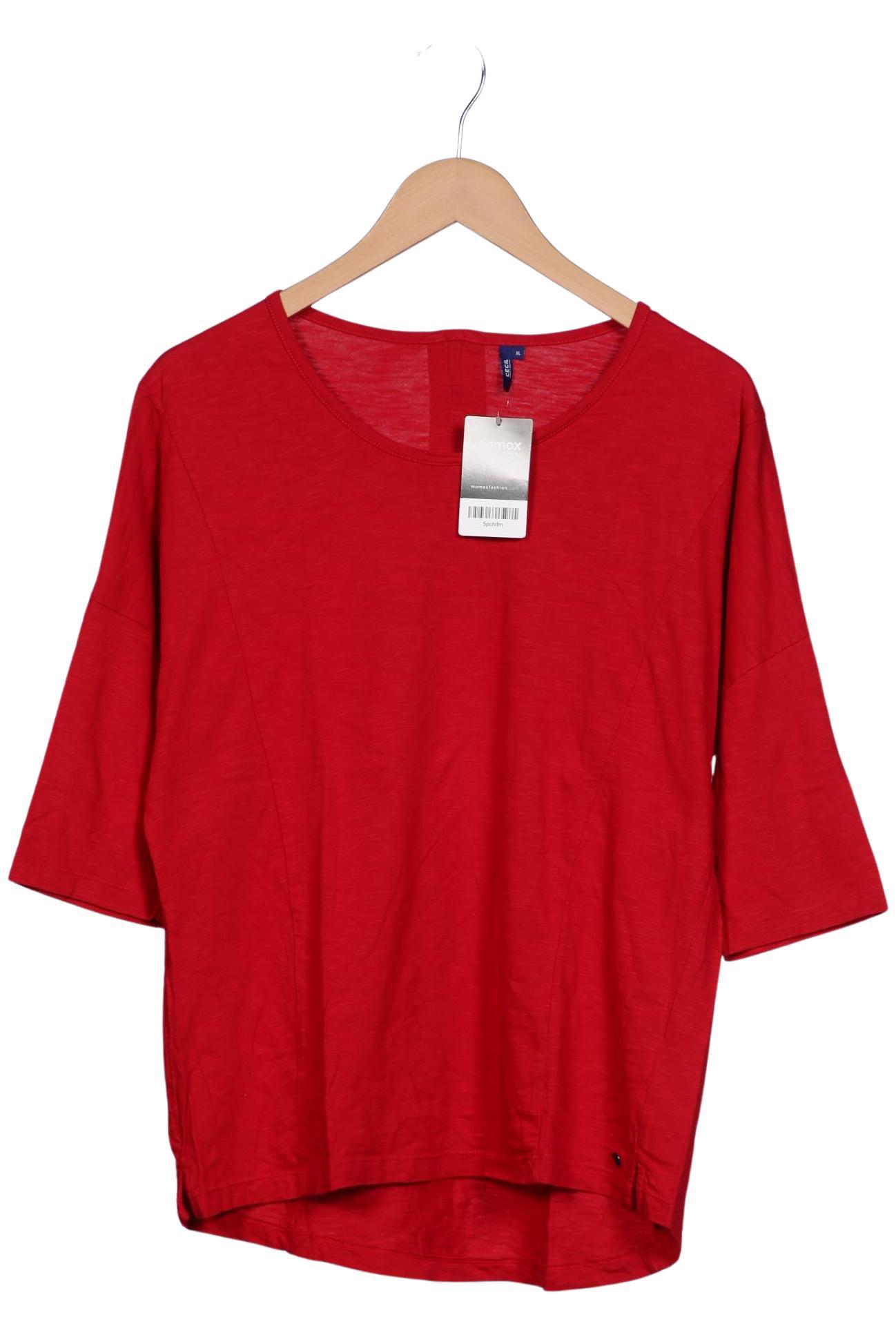 

Cecil Damen Langarmshirt, rot, Gr. 44