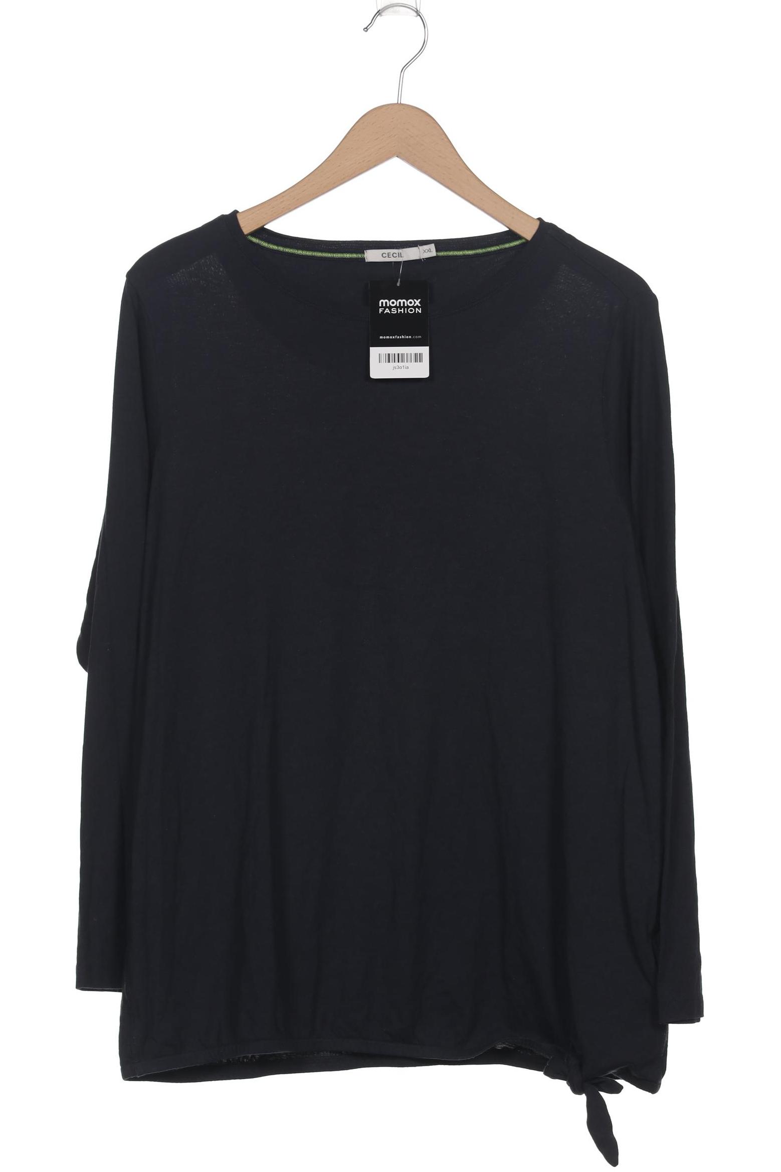 

Cecil Damen Langarmshirt, marineblau, Gr. 46