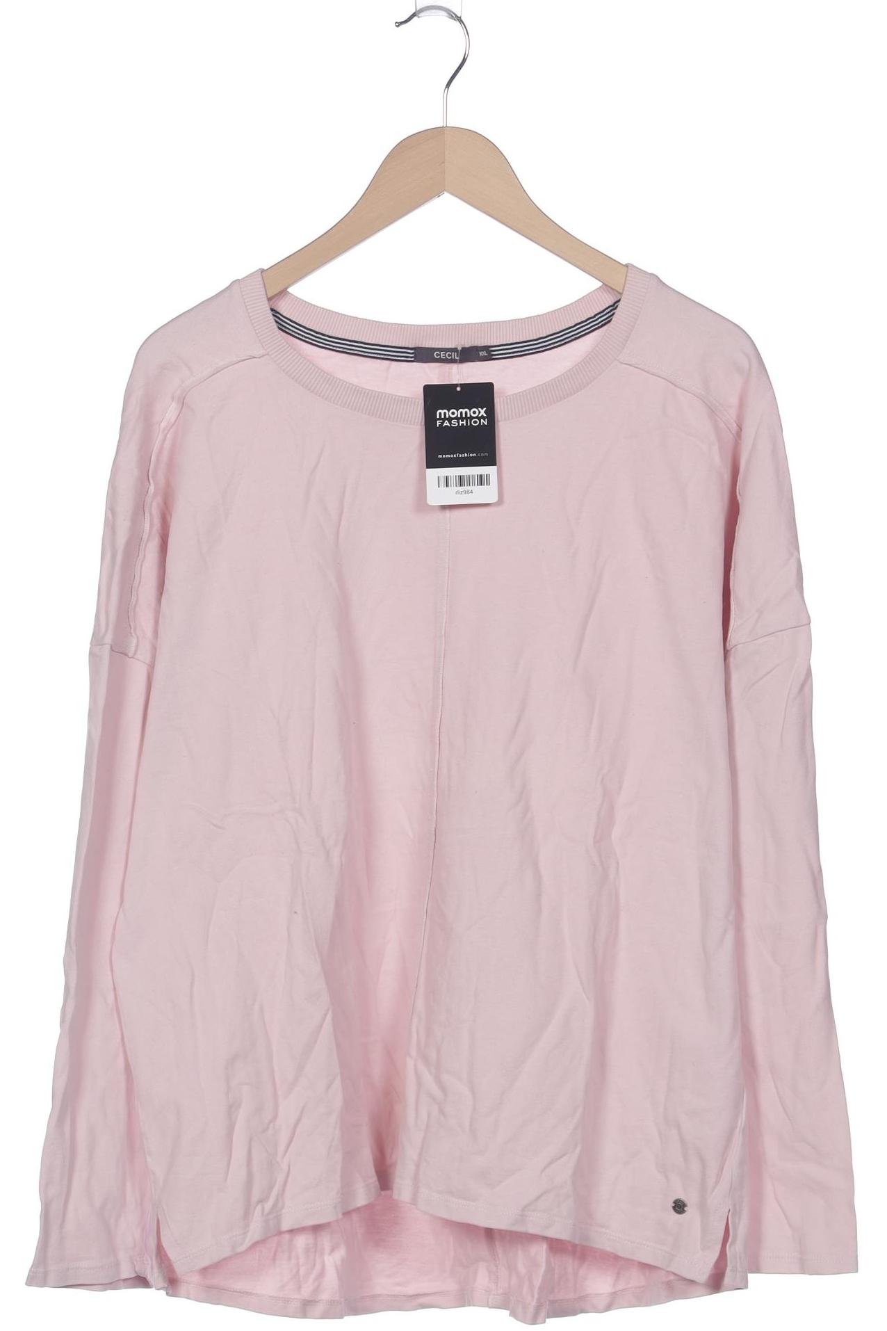 

Cecil Damen Langarmshirt, pink, Gr. 46