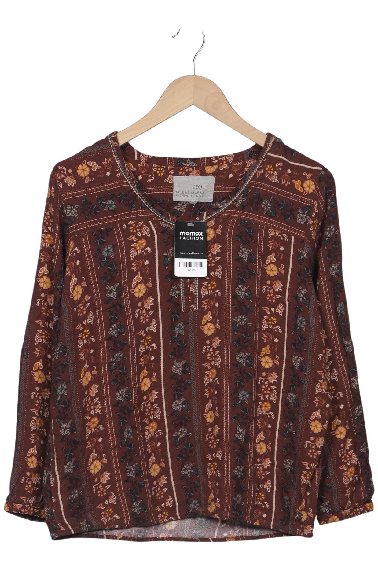 

Cecil Damen Langarmshirt, braun, Gr. 42