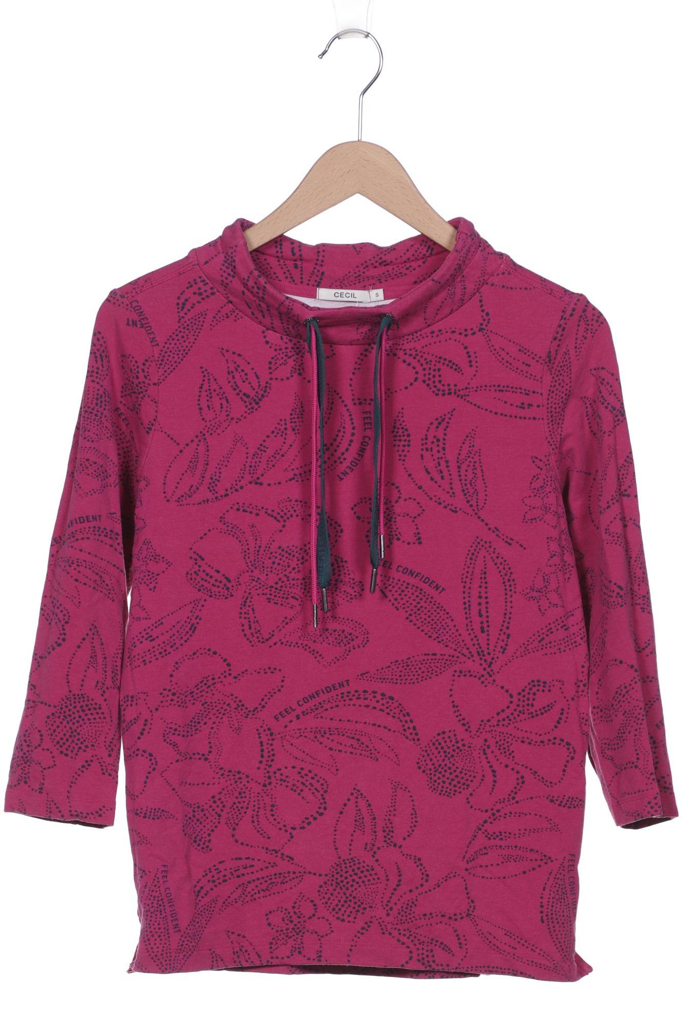 

Cecil Damen Langarmshirt, pink, Gr. 36
