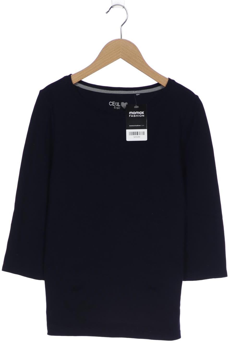 

Cecil Damen Langarmshirt, marineblau, Gr. 38