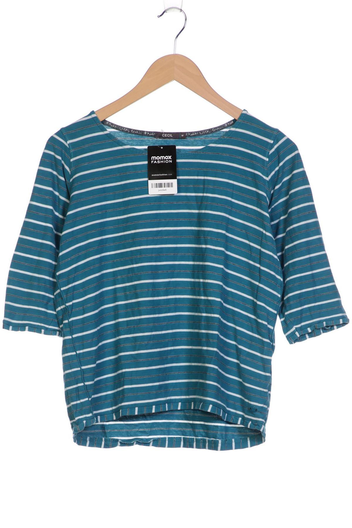 

Cecil Damen Langarmshirt, türkis, Gr. 38