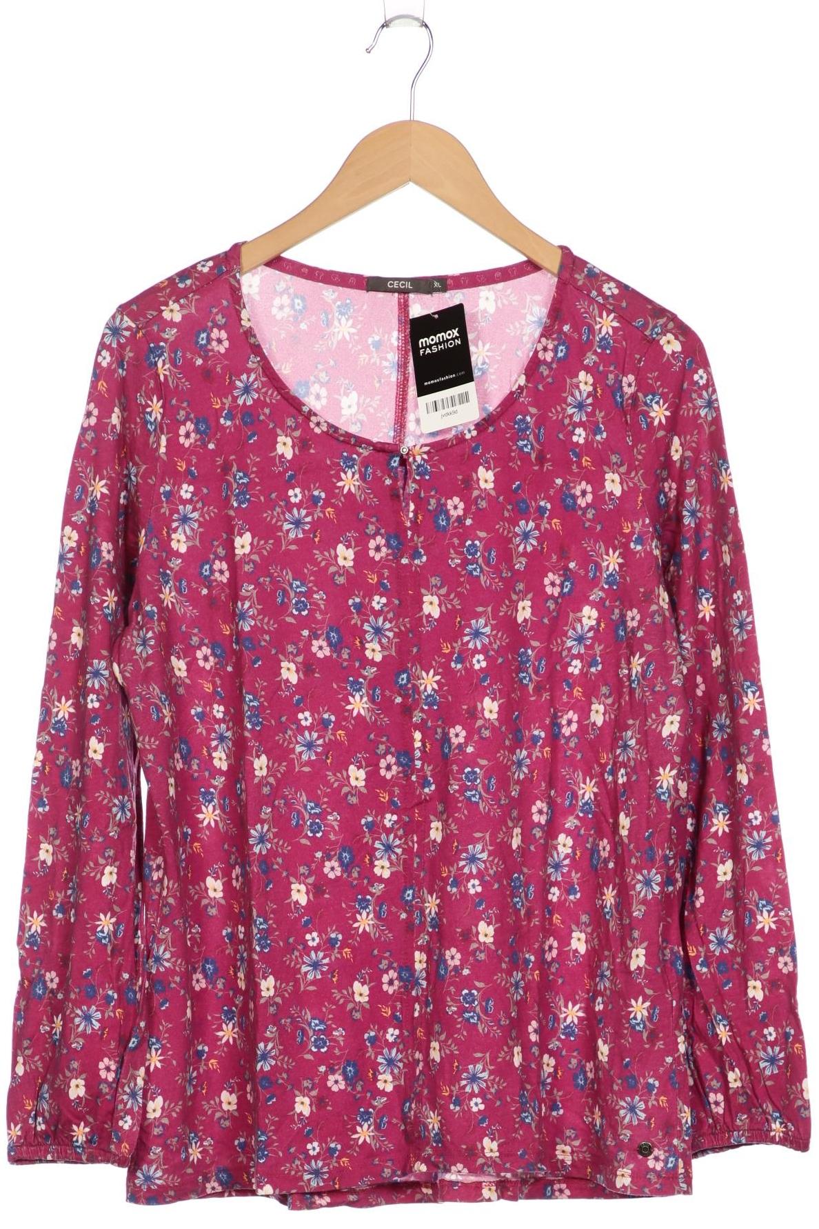 

Cecil Damen Langarmshirt, pink, Gr. 44